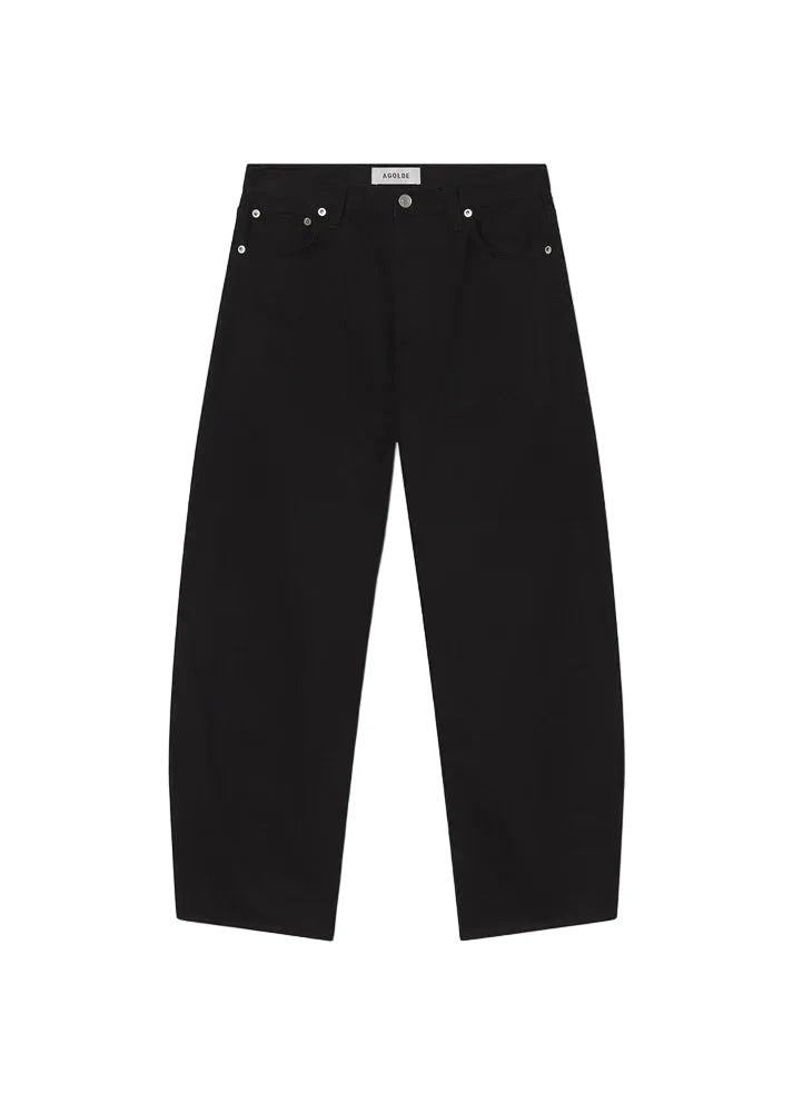 LUNA HIGH RISE PIECED TAPER IN COVER JEANS AGOLDE