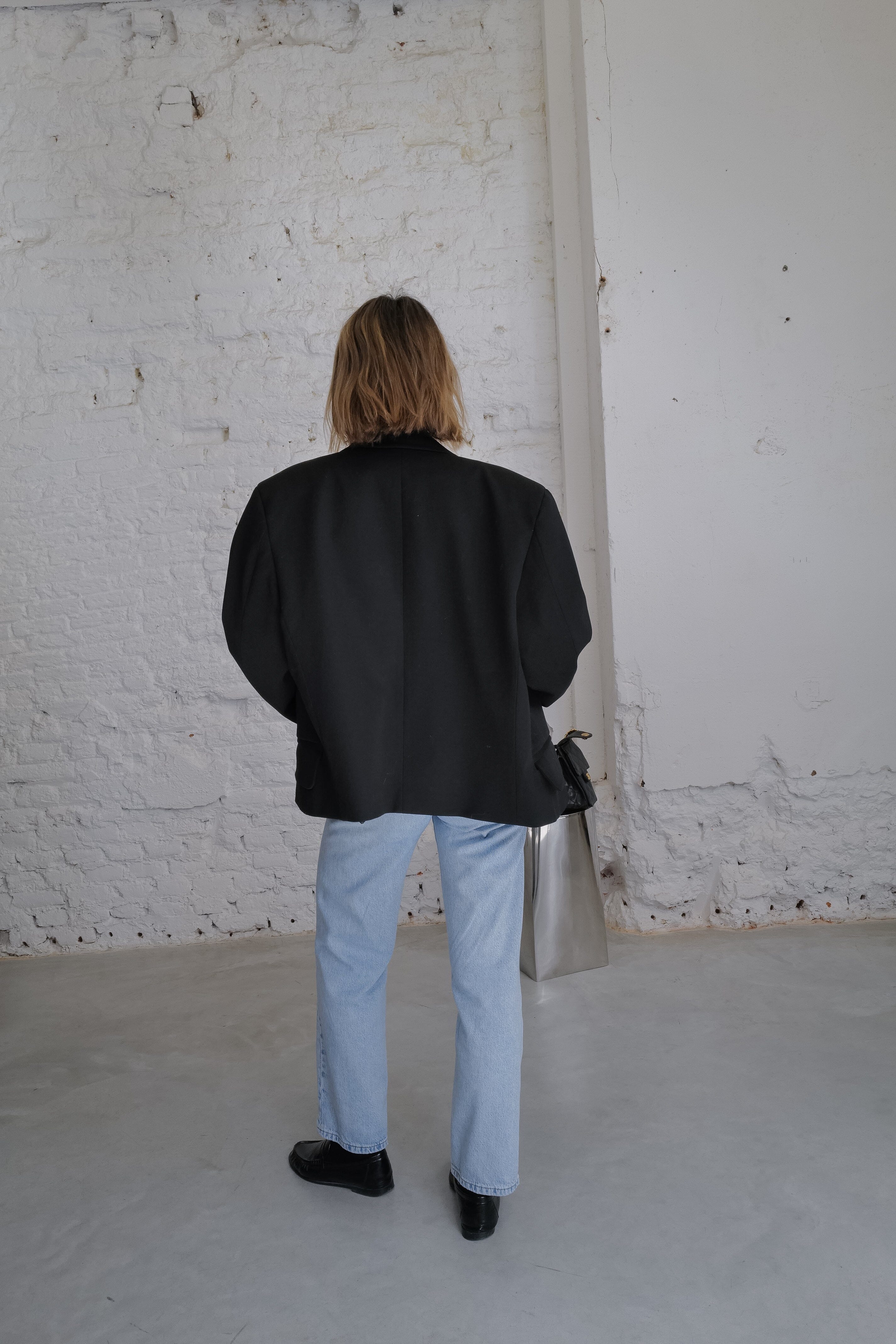 BOXY BLAZER IN BLACK BLAZER KURE