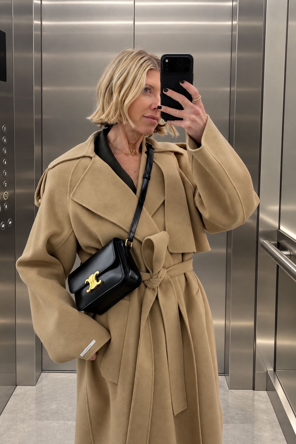 FIORE WOOL TRENCH COAT COAT SPORTMAX