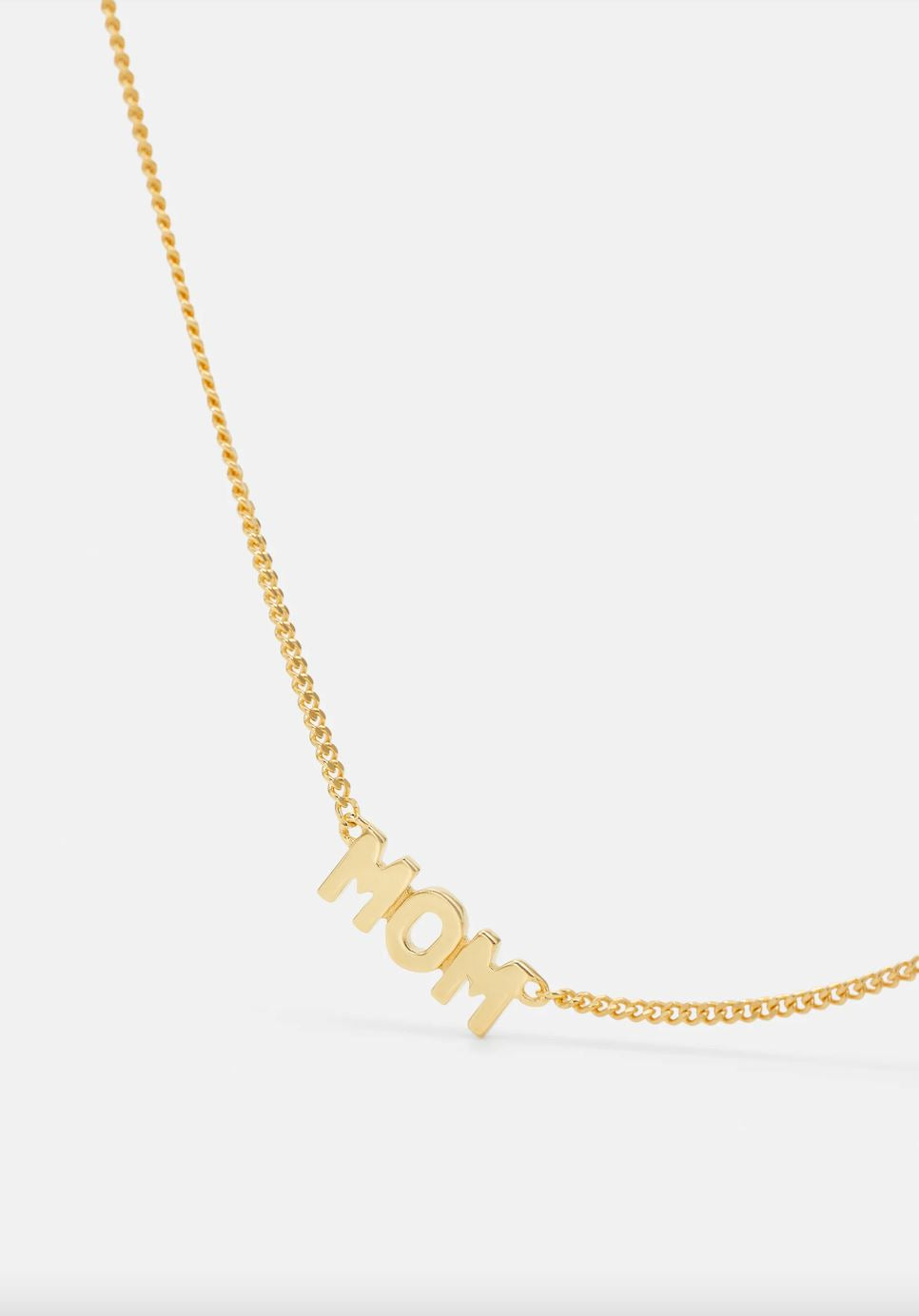 MOM NECKLACE 43 CM IN GOLD NECKLACE MARIA BLACK 