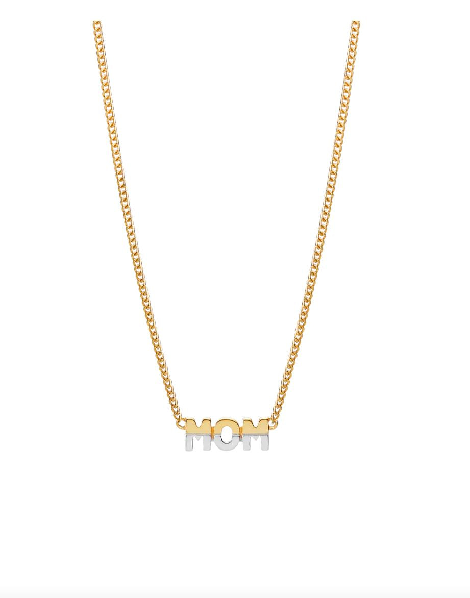 MOM NECKLACE 55 IN GOLD/SILVER NECKLACE MARIA BLACK