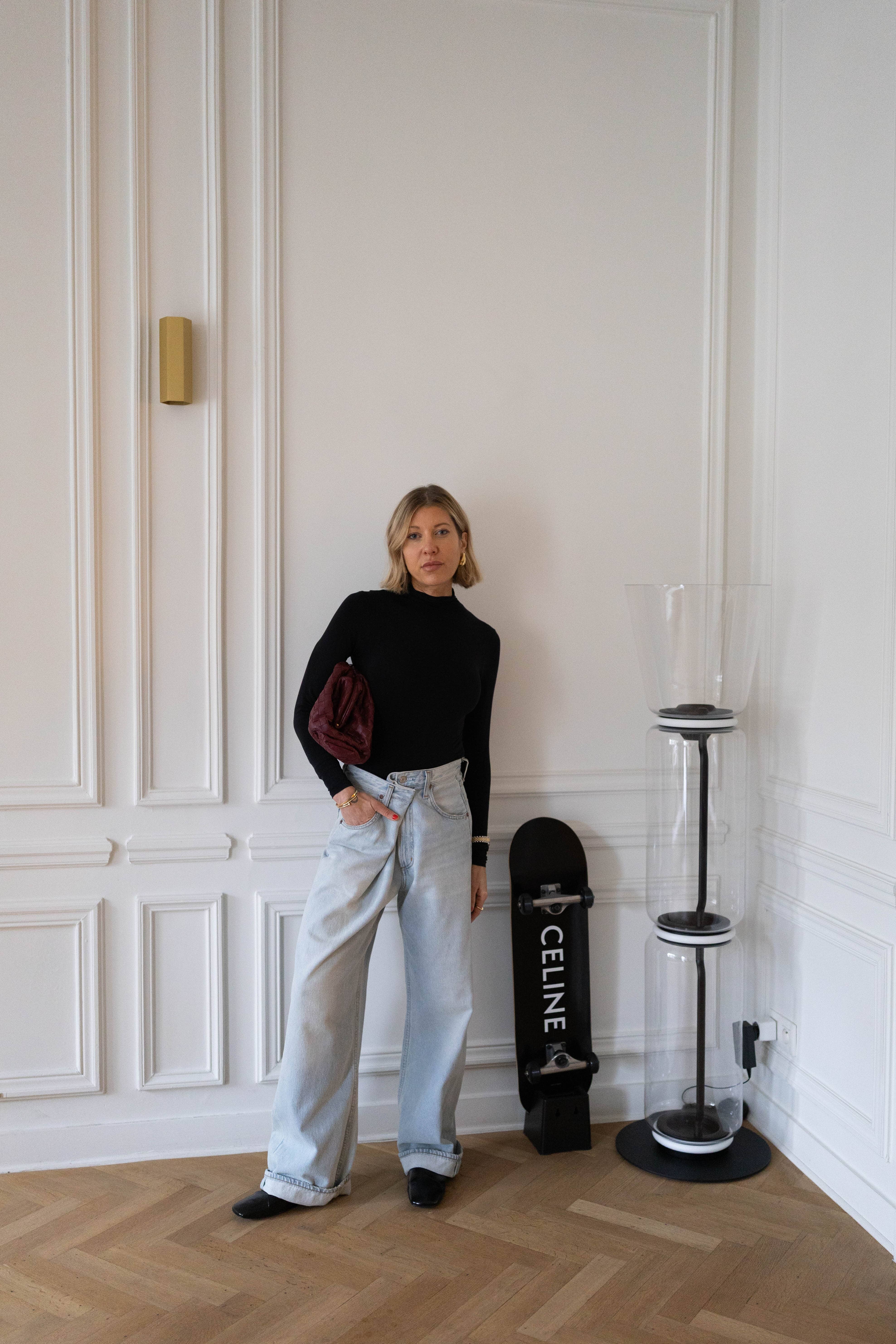 VANA FOLD JEANS IN SPARK JEANS AGOLDE