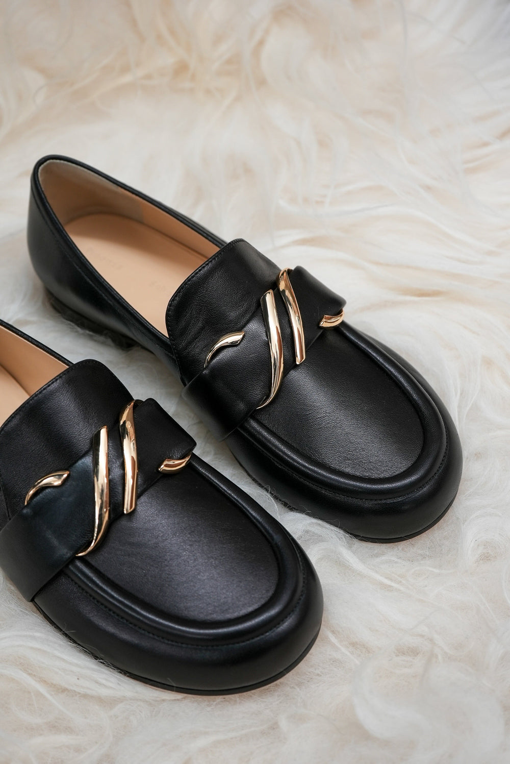 LEATHER MONOGRAM LOAFERS SHOES PROENZA SHOULER 