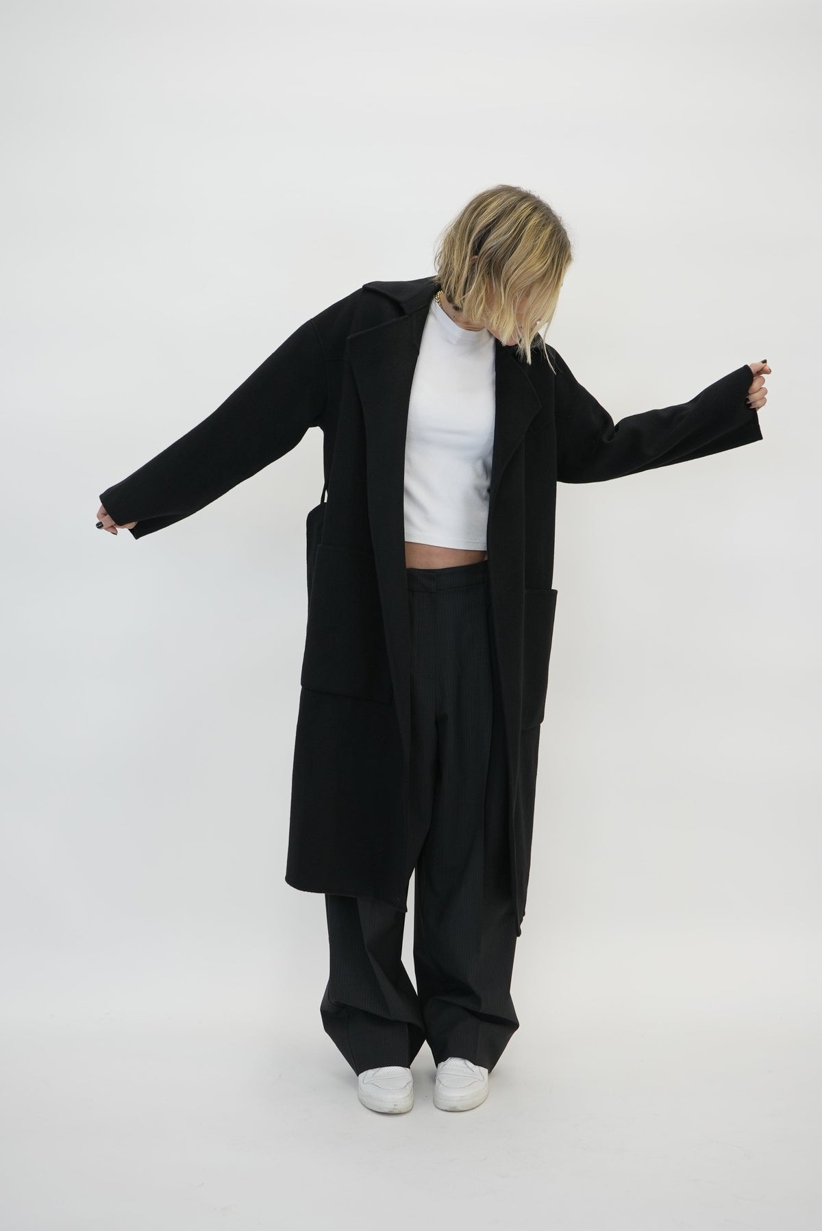 ALAMO COAT IN BLACK COAT NANUSHKA
