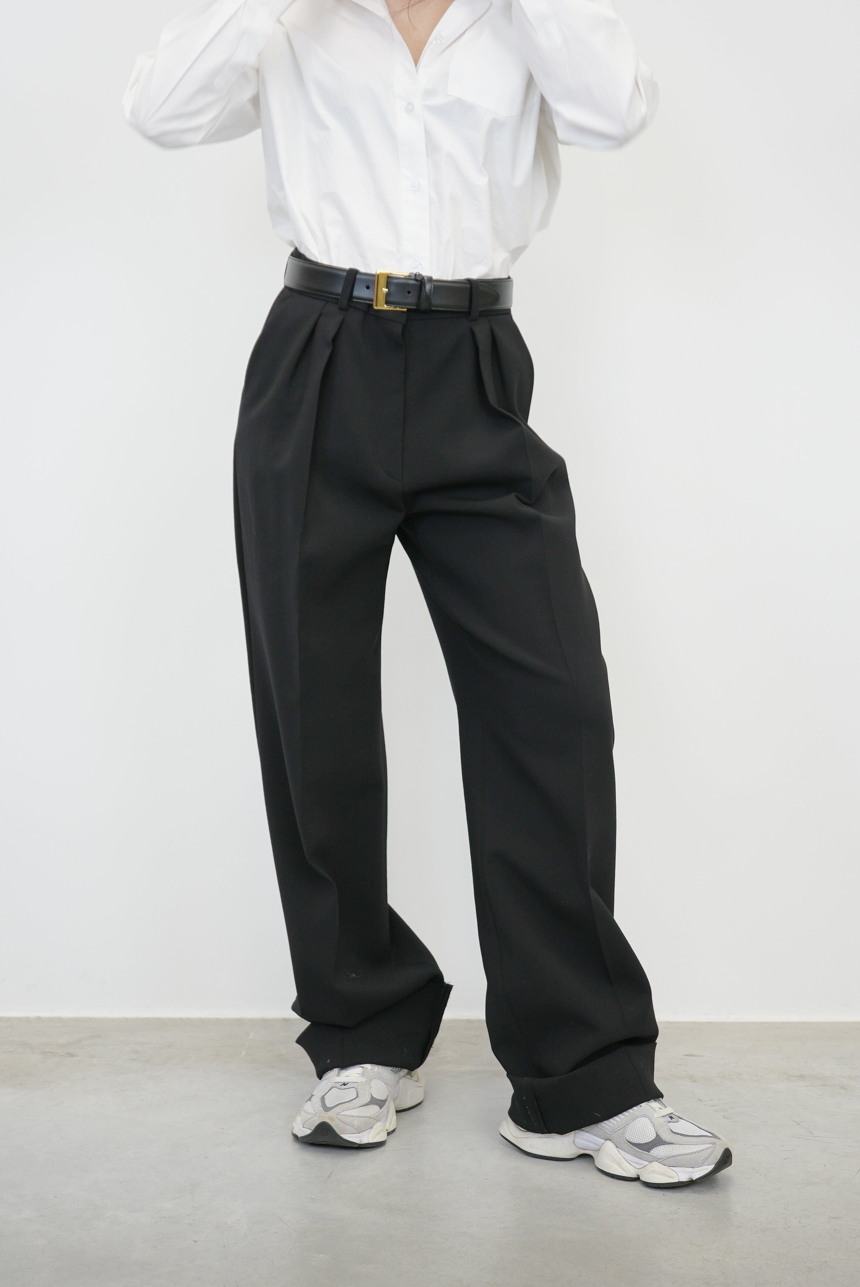 TIBET WIDE FIT TAILORED PANTS PANTS MAX MARA
