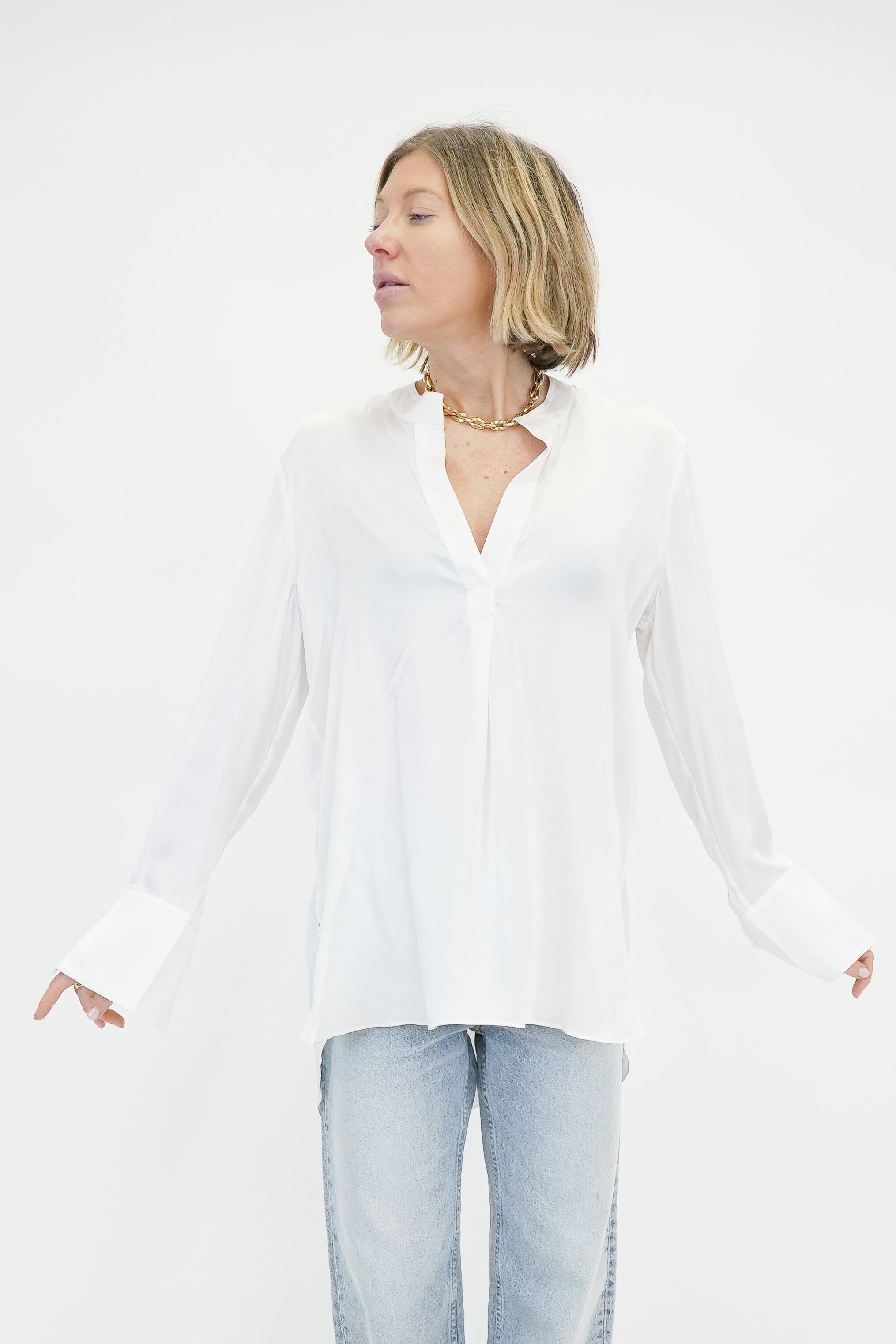 THE PERFECT SILK SHIRT SHIRT KURE
