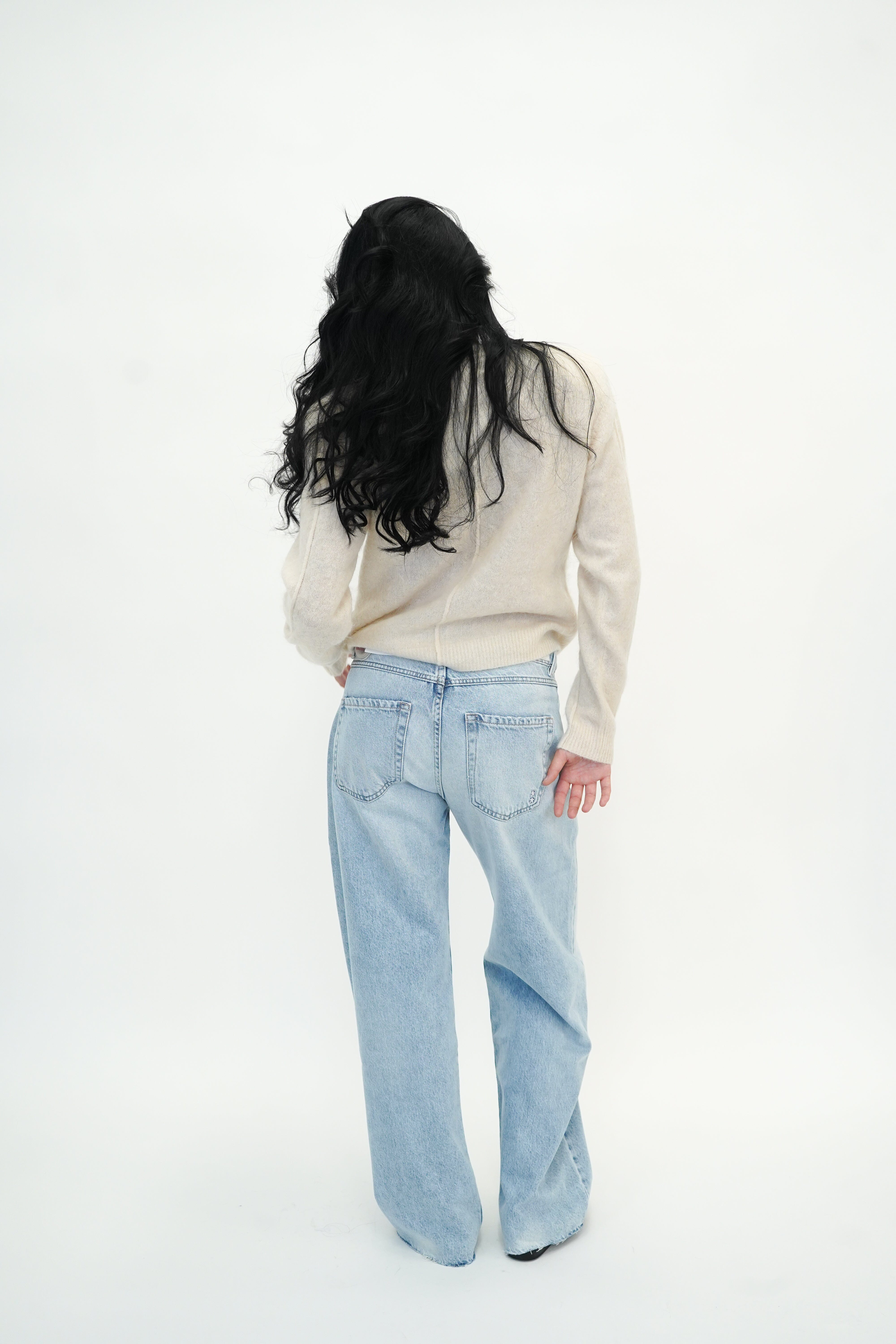 BEA DADDY JEAN IN BLEACHED JEANS ICON DENIM