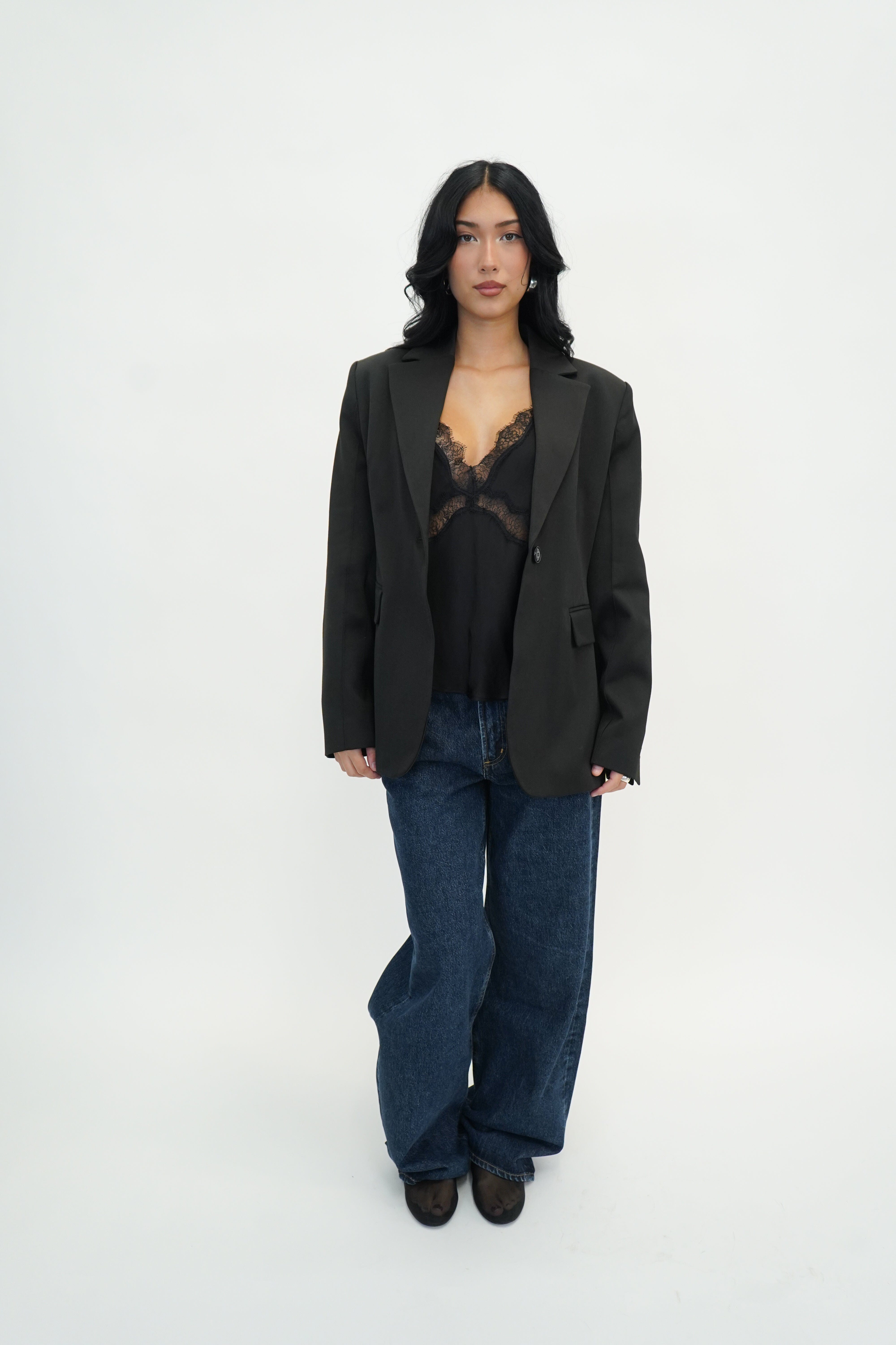 WAISTED WOOL BLAZER BLAZER ROHE