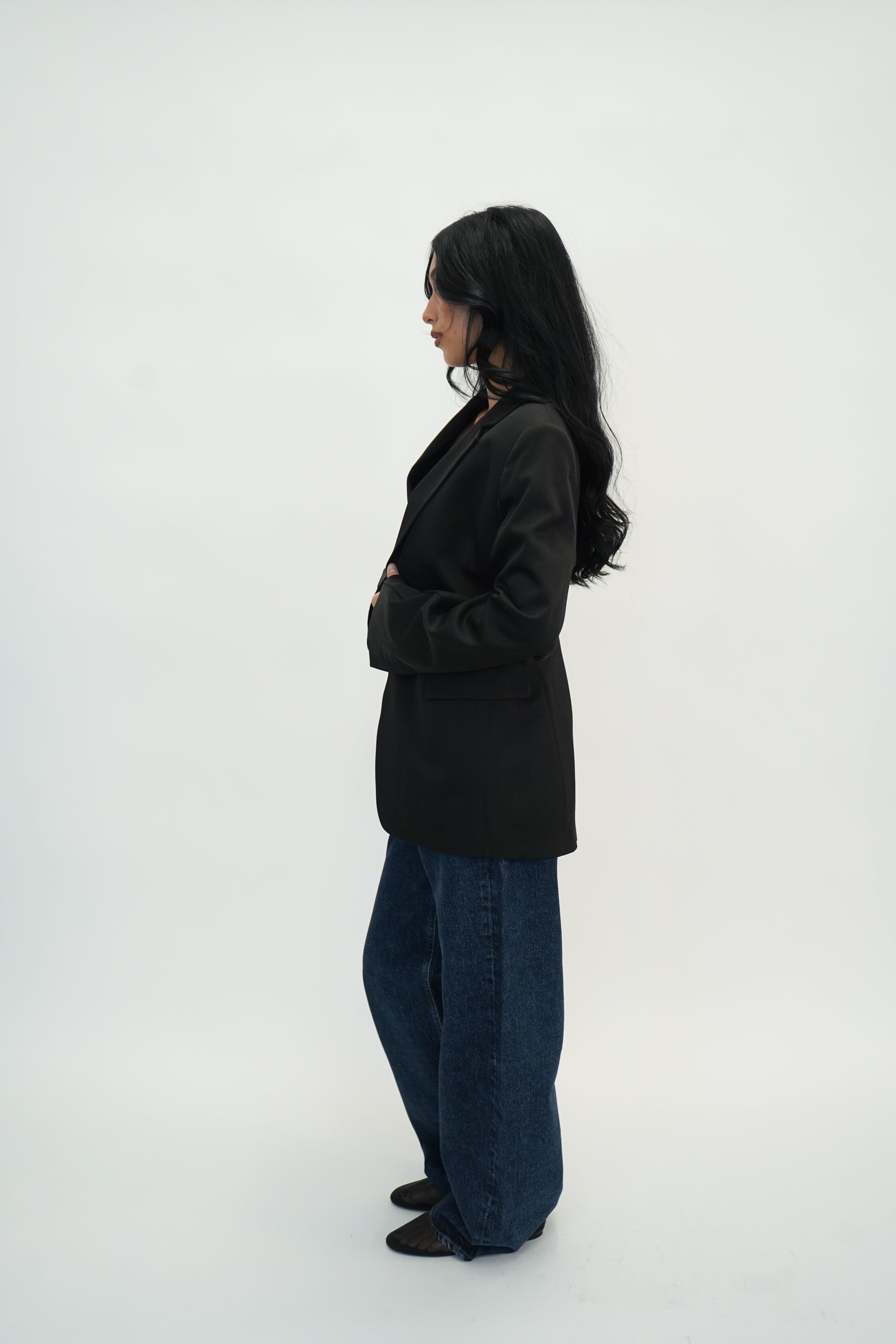 WAISTED WOOL BLAZER BLAZER ROHE