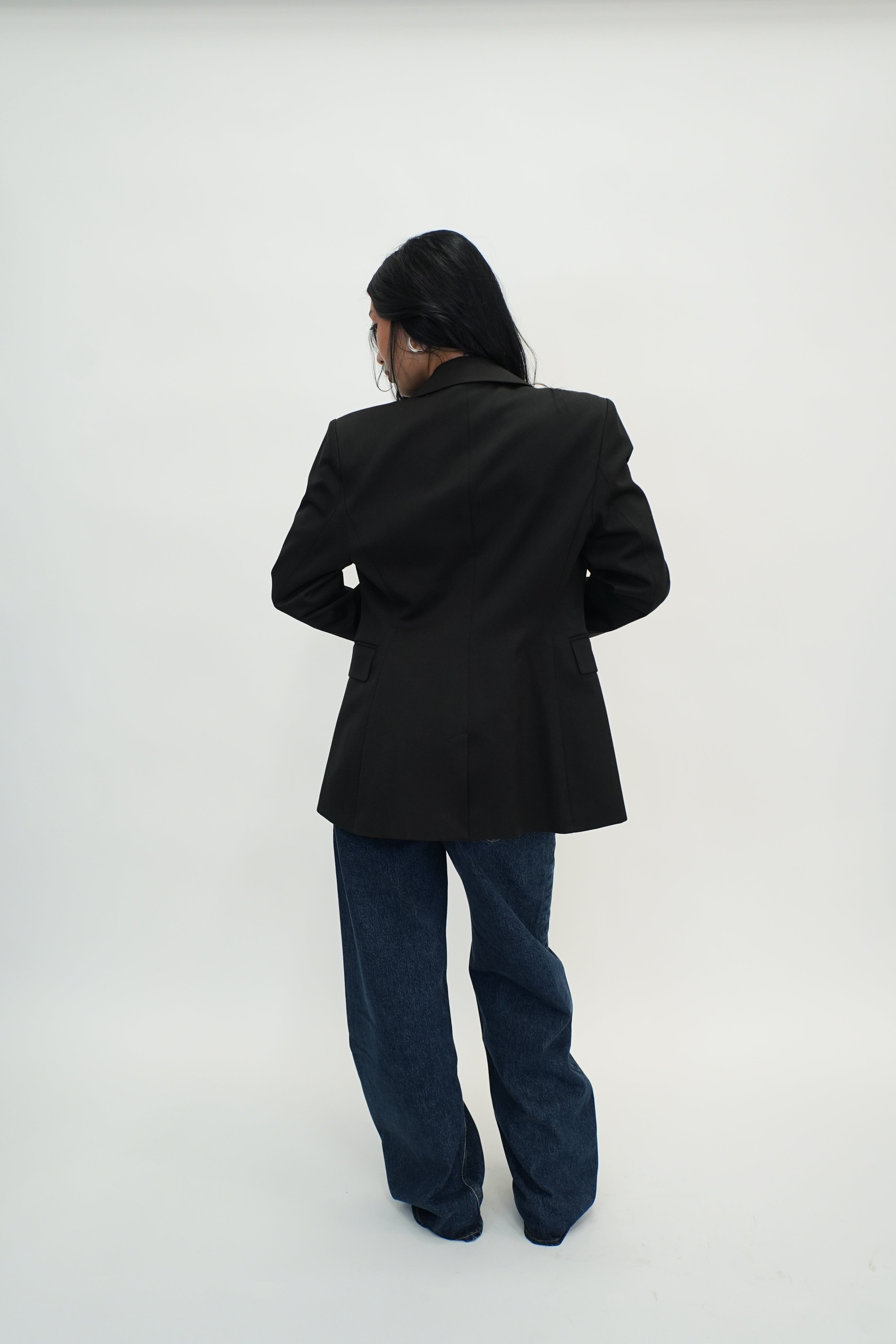 WAISTED WOOL BLAZER BLAZER ROHE