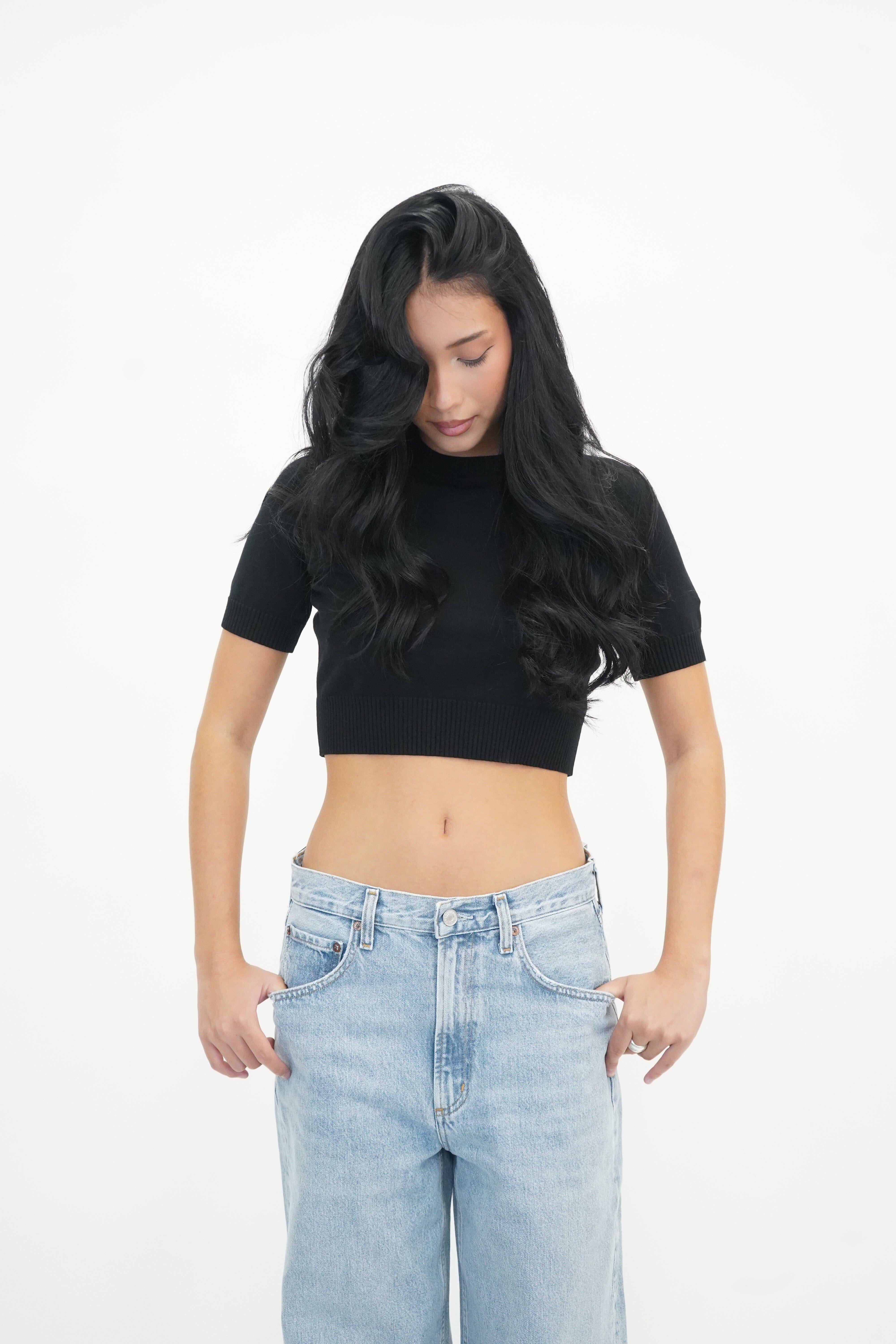 BETTINA PULL IN BLACK PULL MAXMARA
