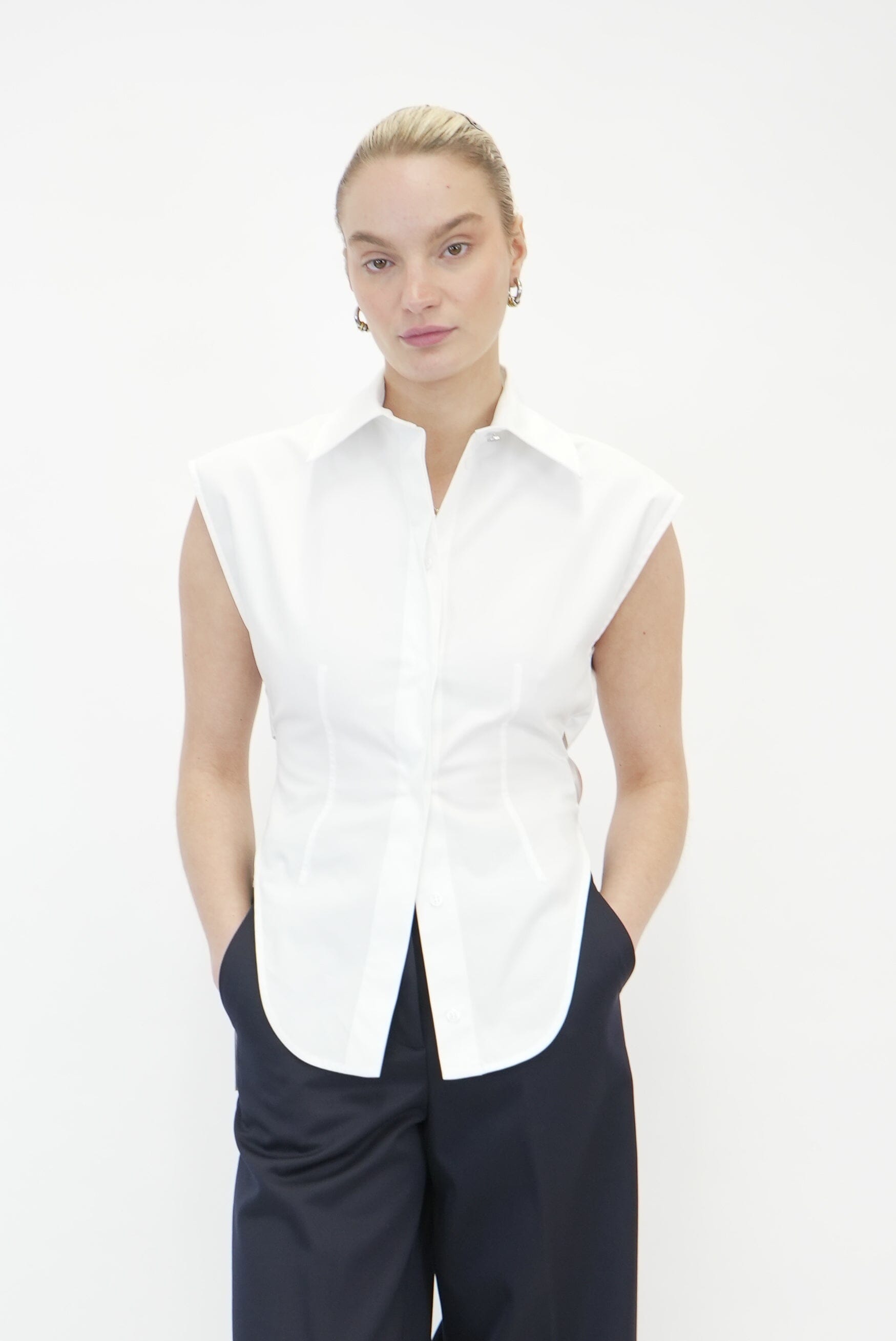 SABATO SHIRT IN WHITE SHIRT MAXMARA