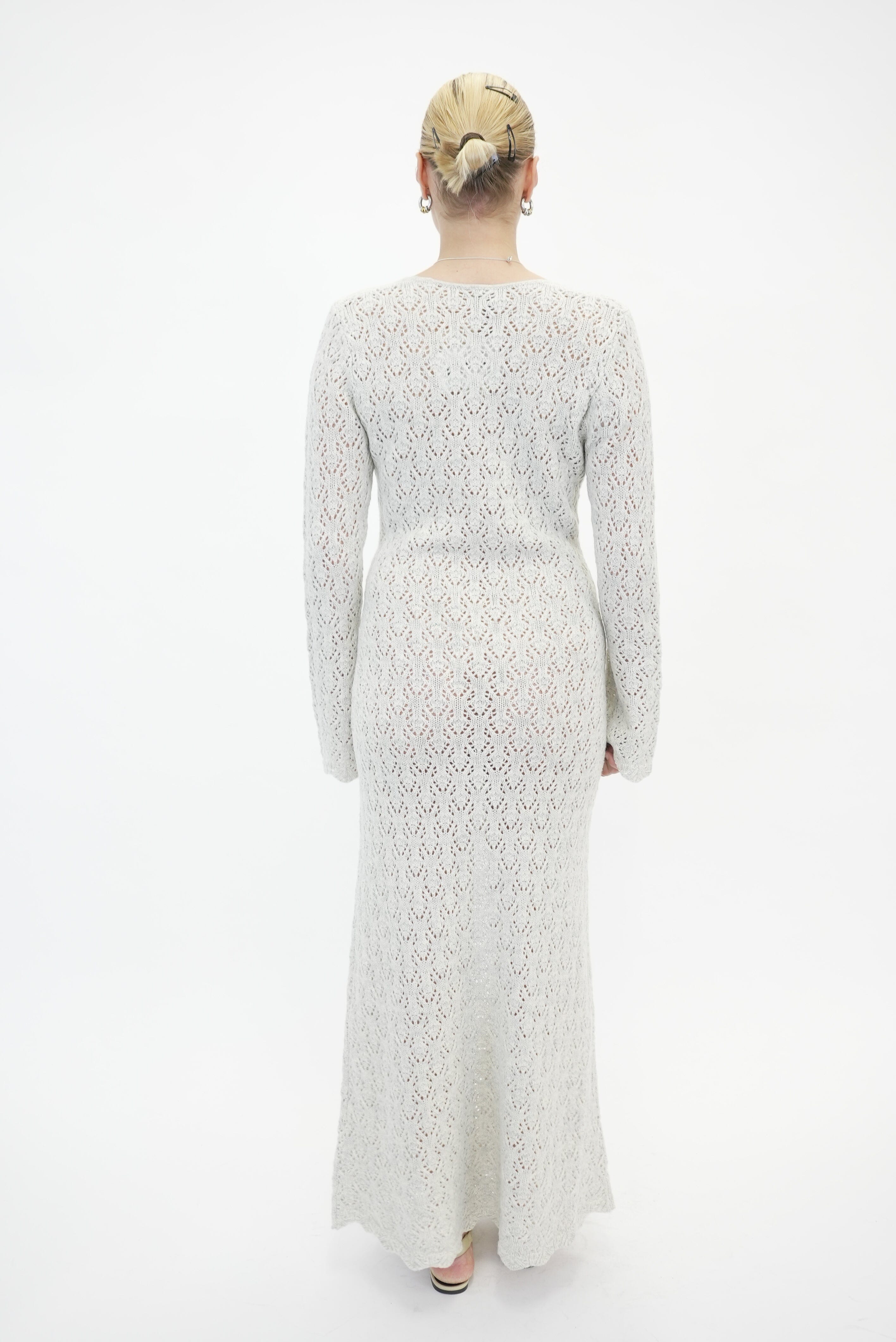 CANADA CROCHET DRESS IN OATMEAL DRESS THE GARMENT