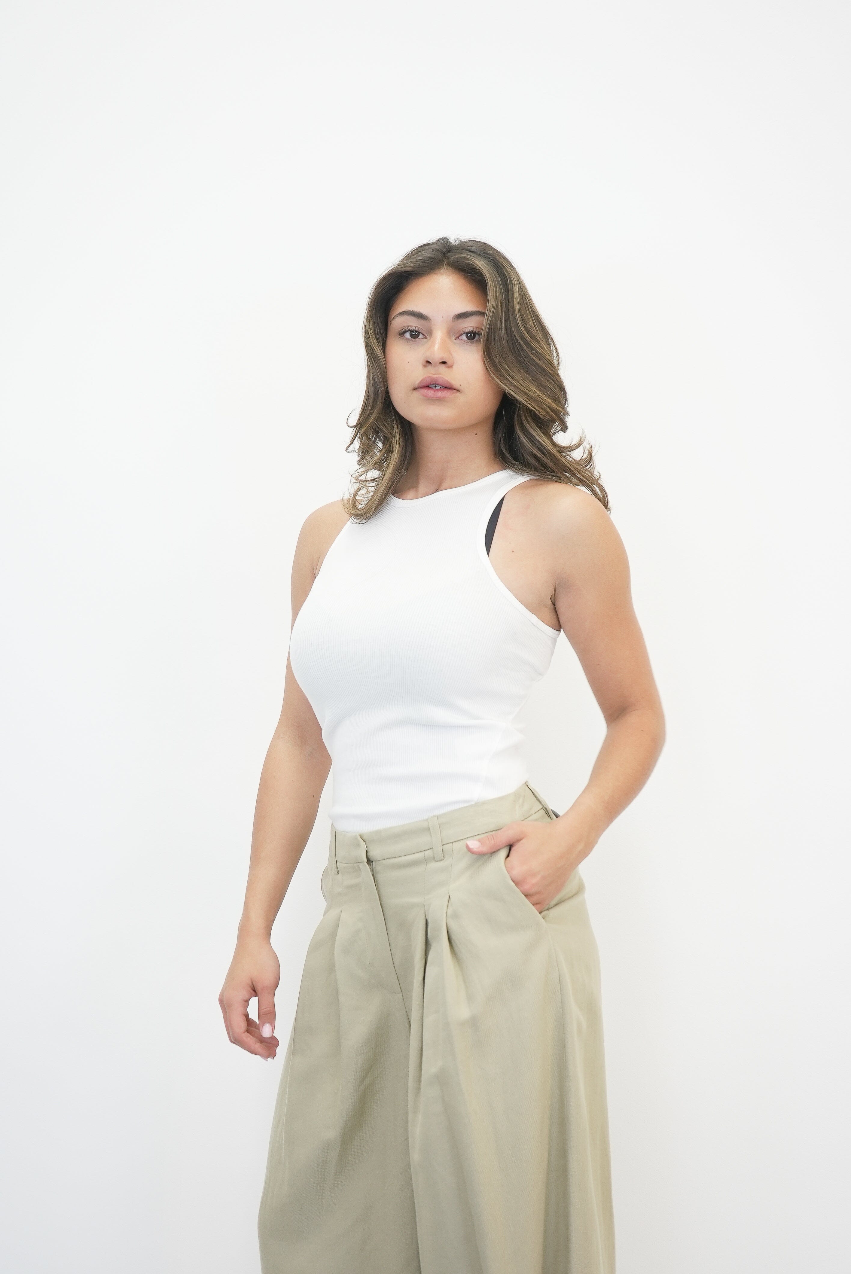 THE ESSENTIAL RIB TANK TANK RAG & BONE