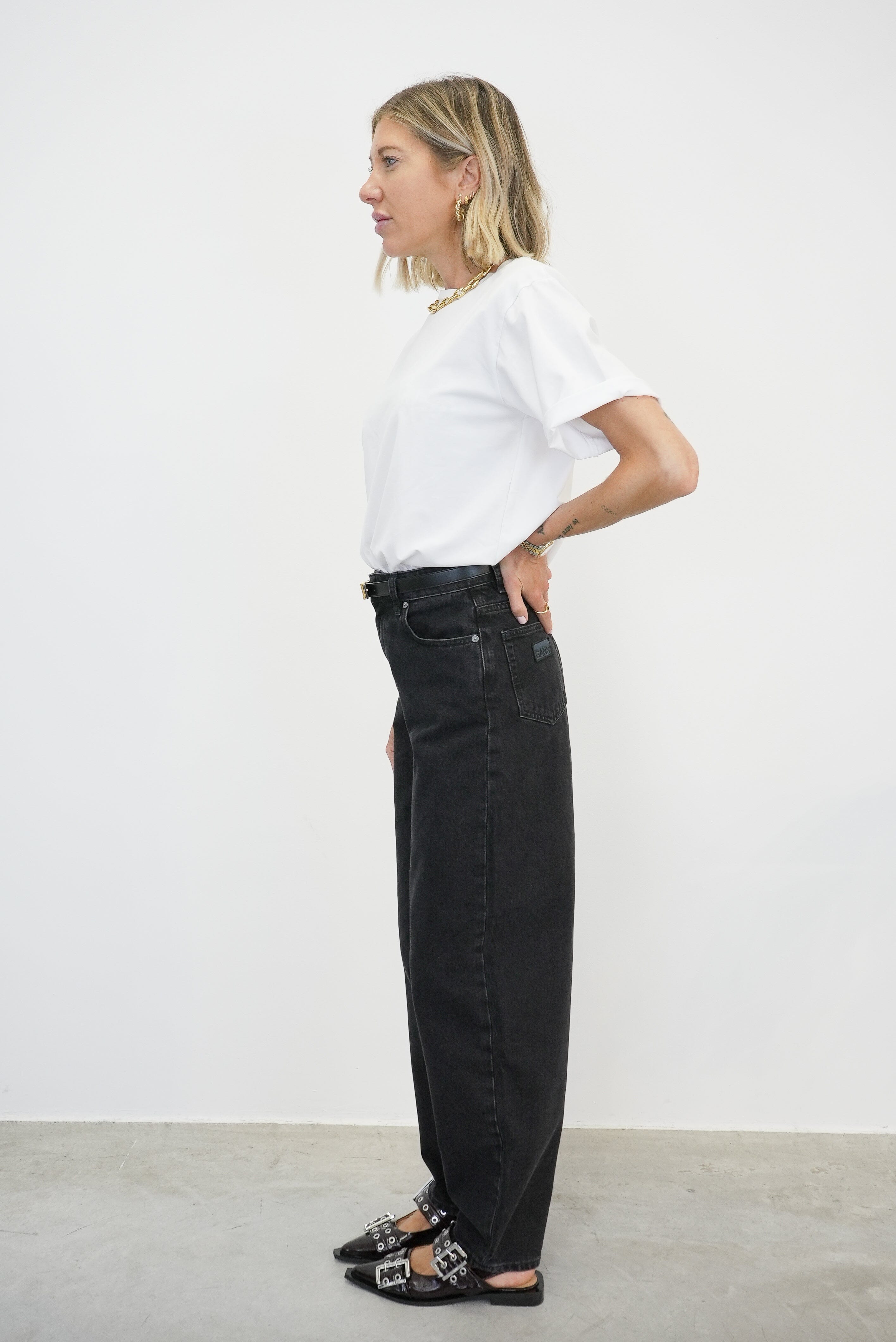 SAMURILLY TEE IN BRIGHT WHITE T-SHIRT GESTUZ