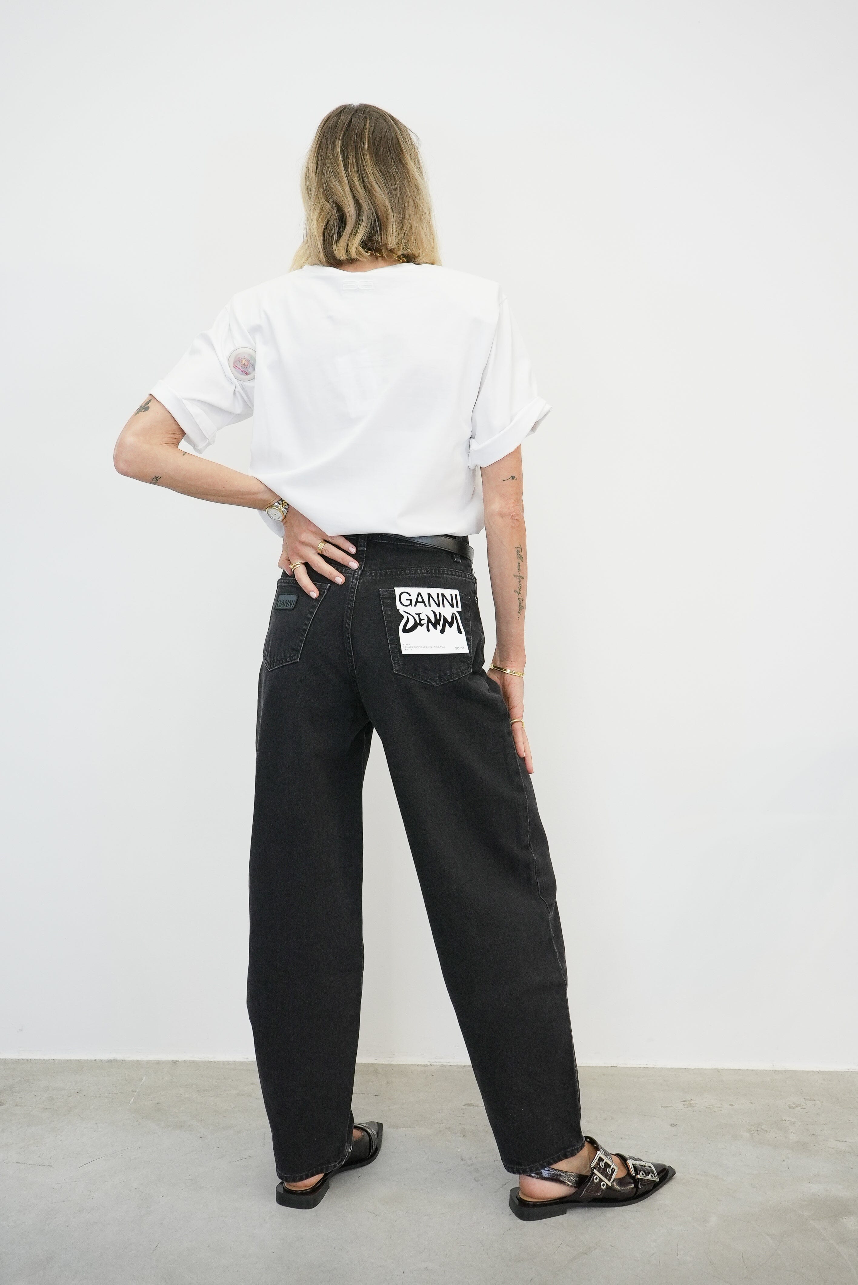 SAMURILLY TEE IN BRIGHT WHITE T-SHIRT GESTUZ