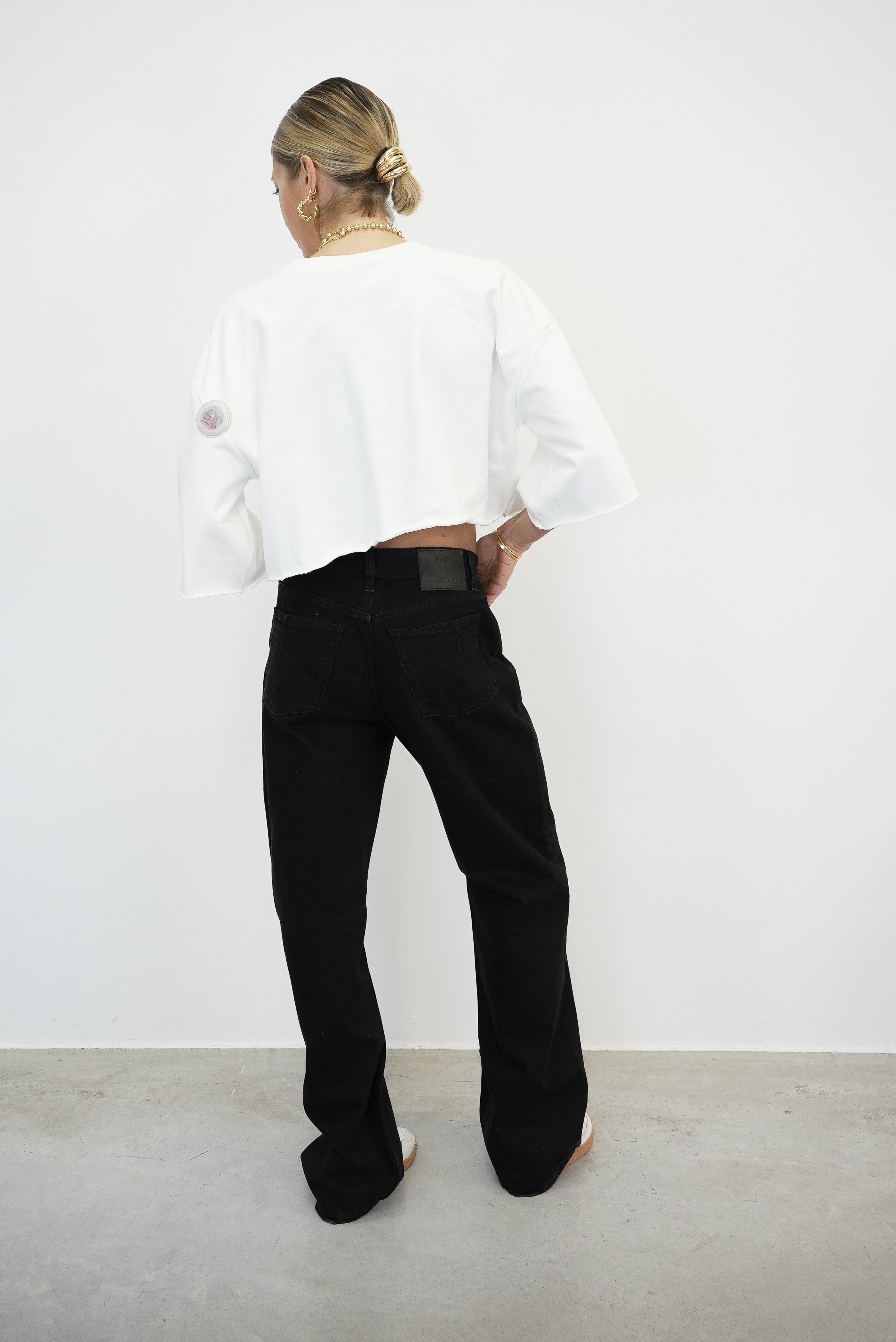 BAGGY JEANS IN DARK GREY JEANS WON HUNDRED