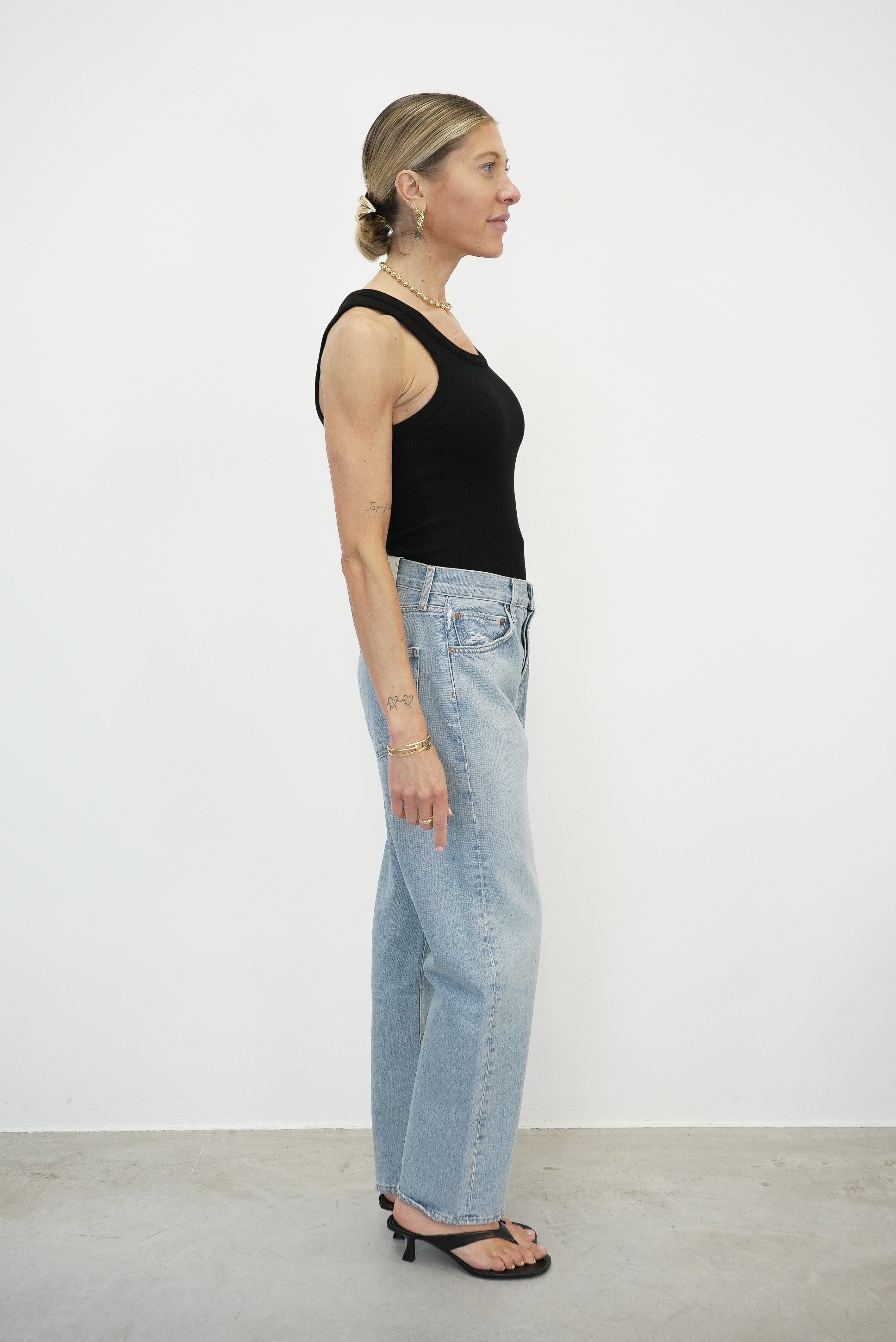 POPPY RIB TANK TOP TOP AGOLDE