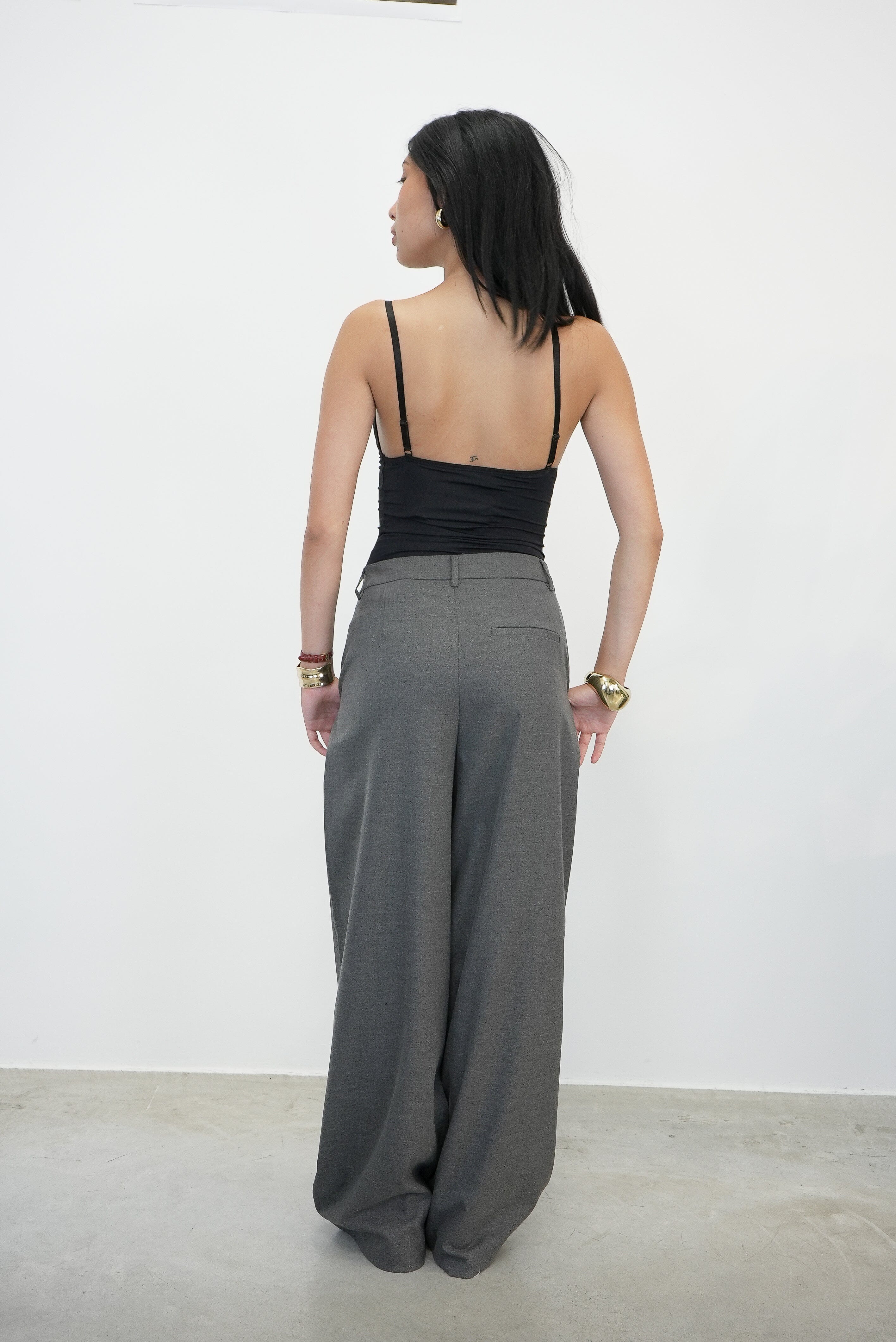 CAMI TOP IN BLACK TOP GESTUZ
