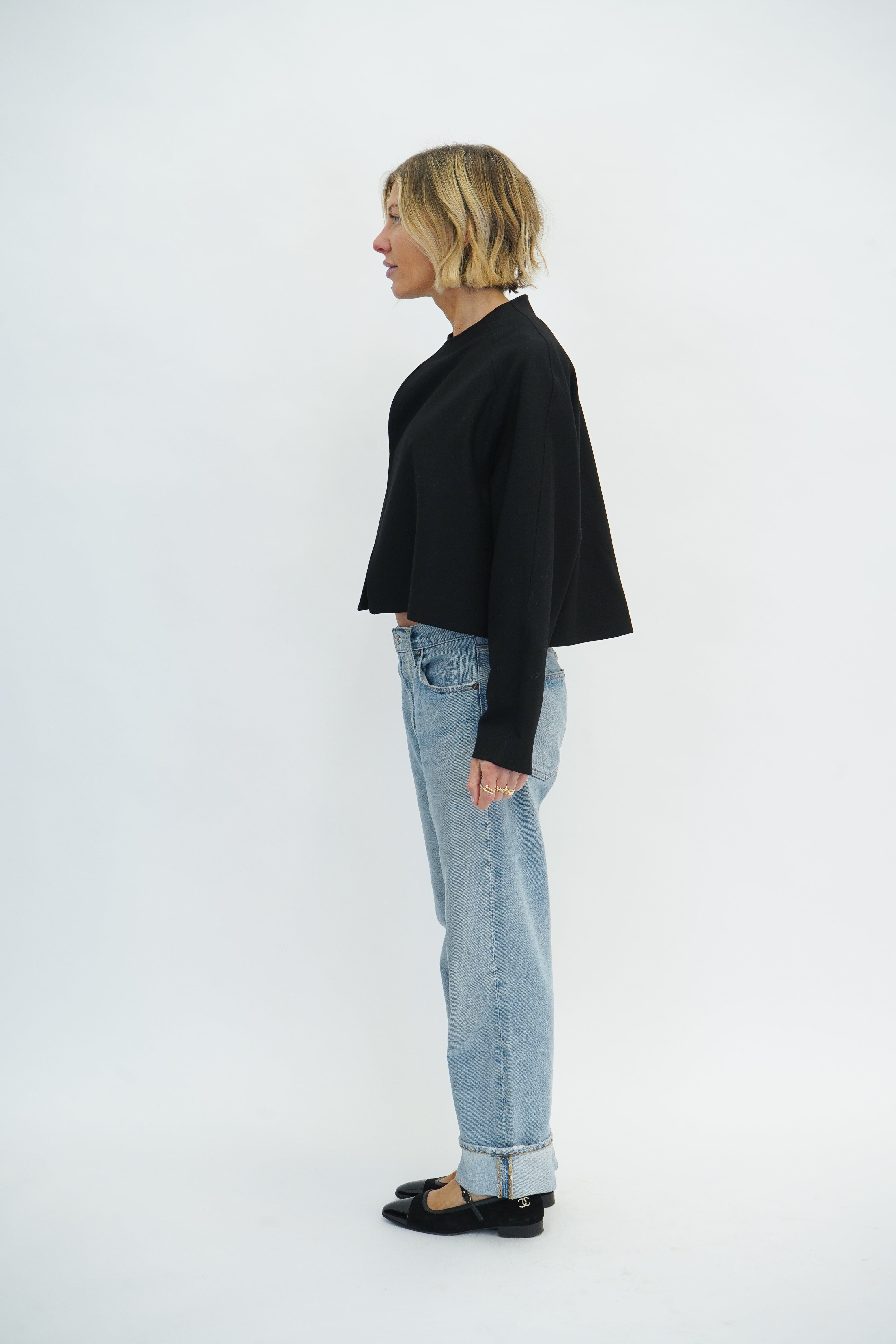 SOLO BLAZER IN BLACK BLAZER ONE&OTHER