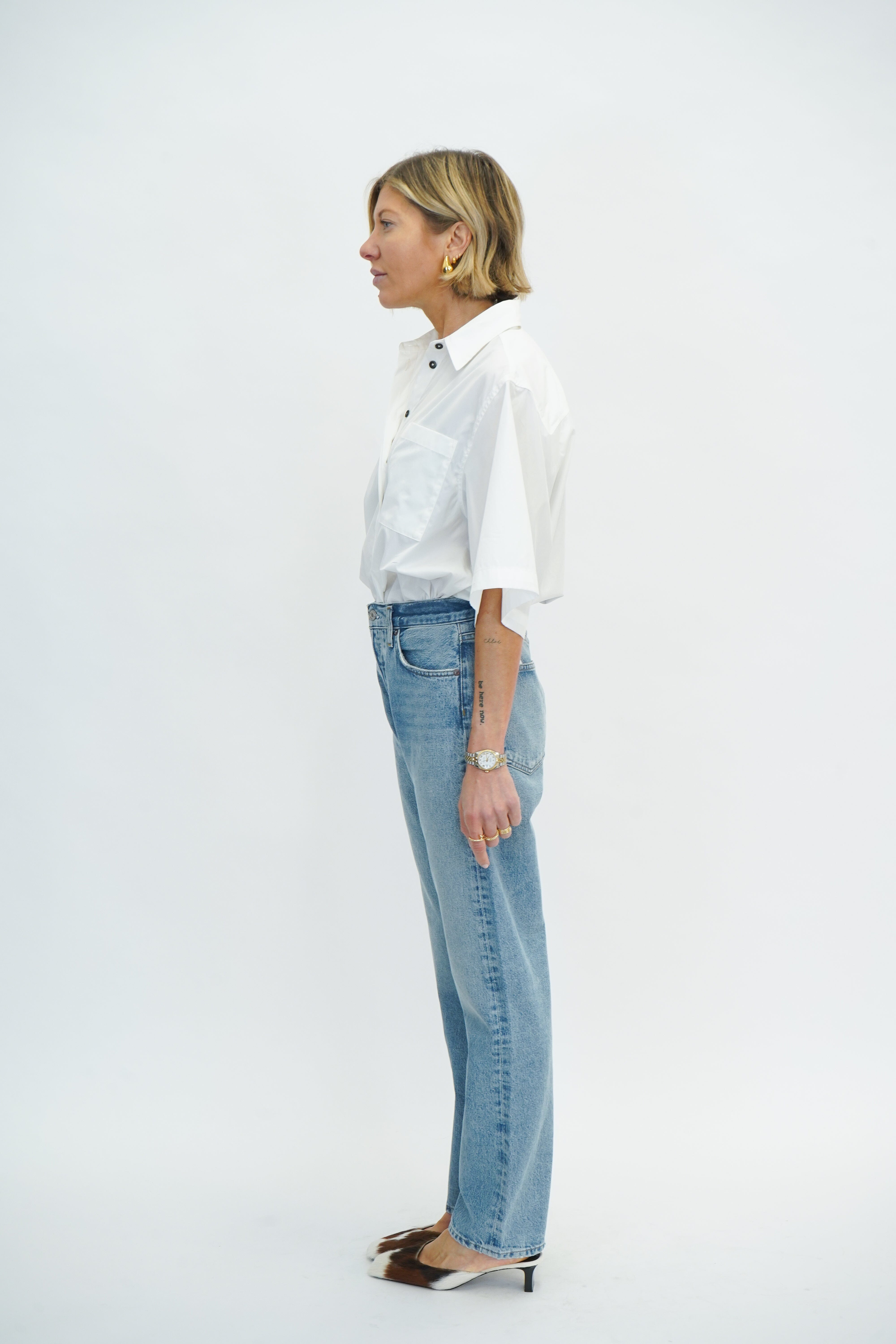 90’S PINCH WAIST IN INFINITE JEANS AGOLDE