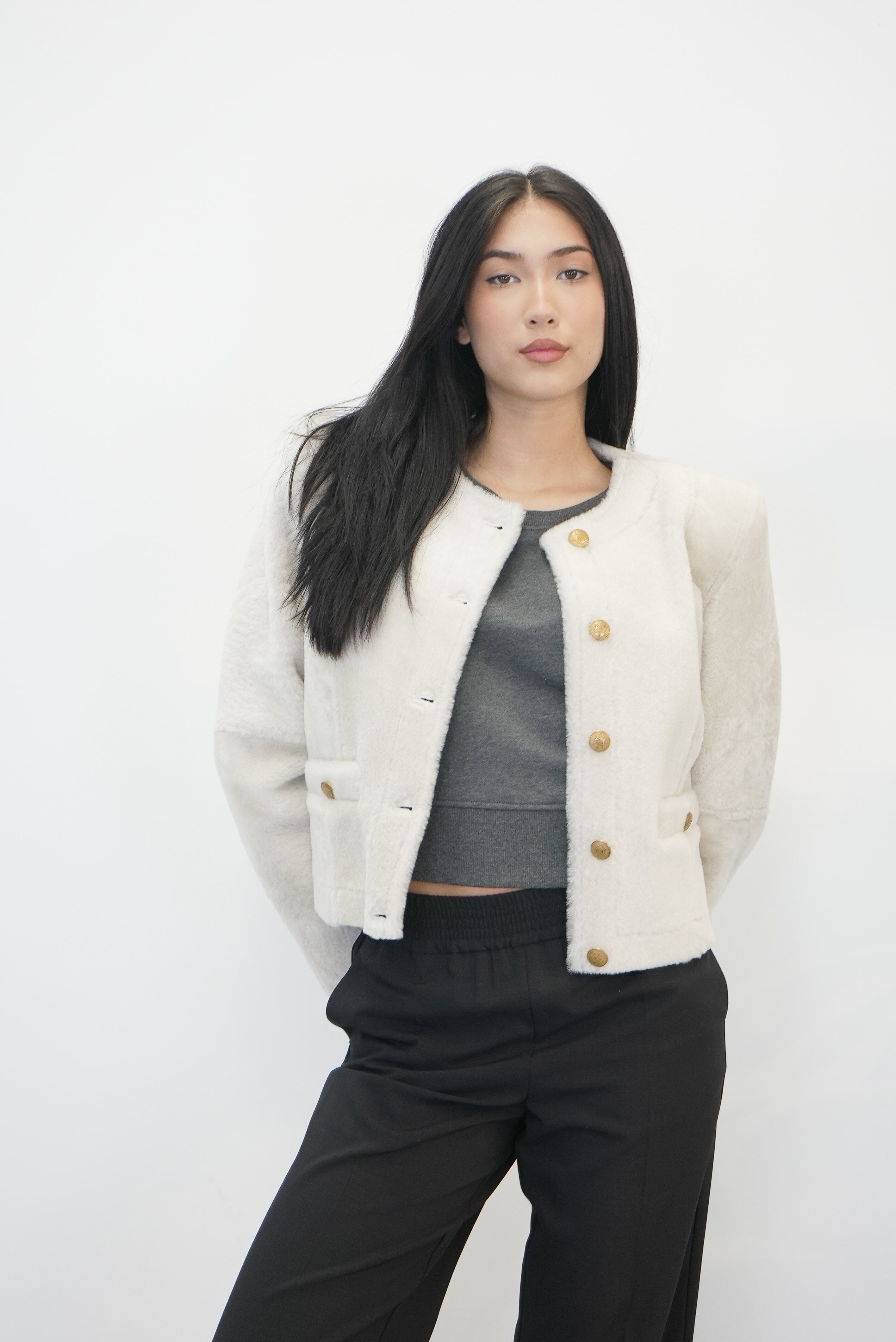 MONTONE SHEARLING ALICE JACKET JACKET HALFBOY