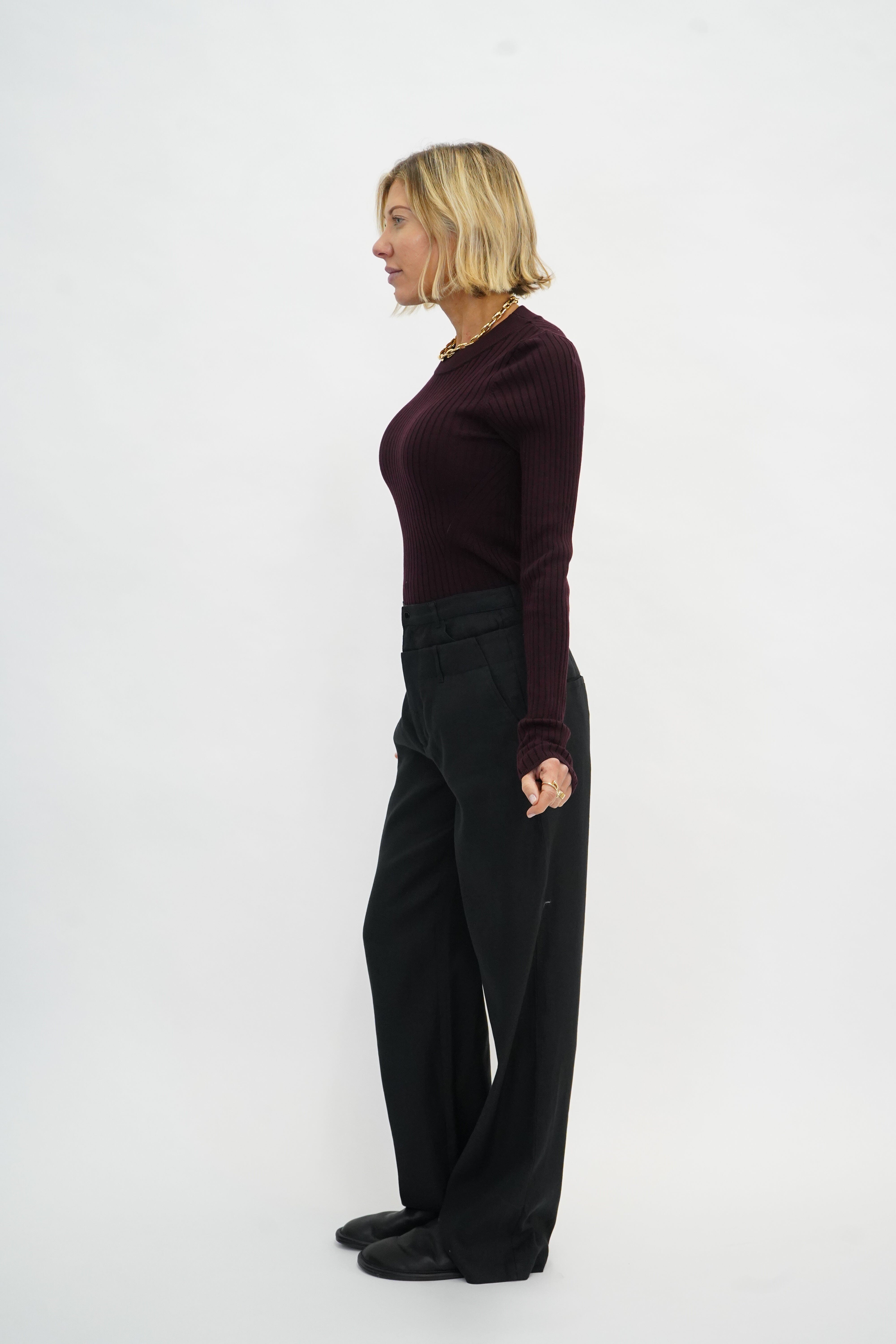 PRUNE PANTS PANTS KURE