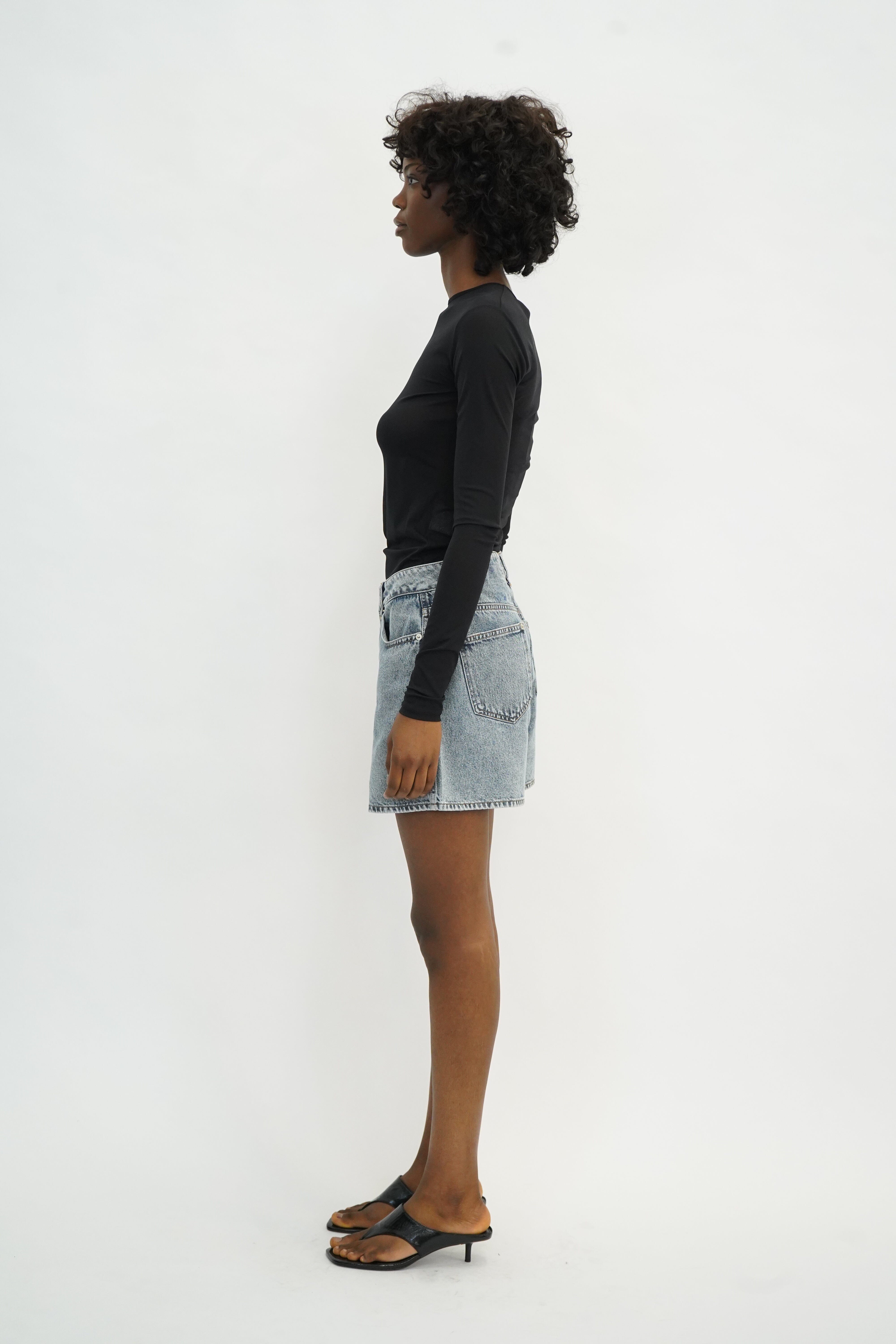 READY DENIM RETRO SHORTS SHORT OVAL SQUARE