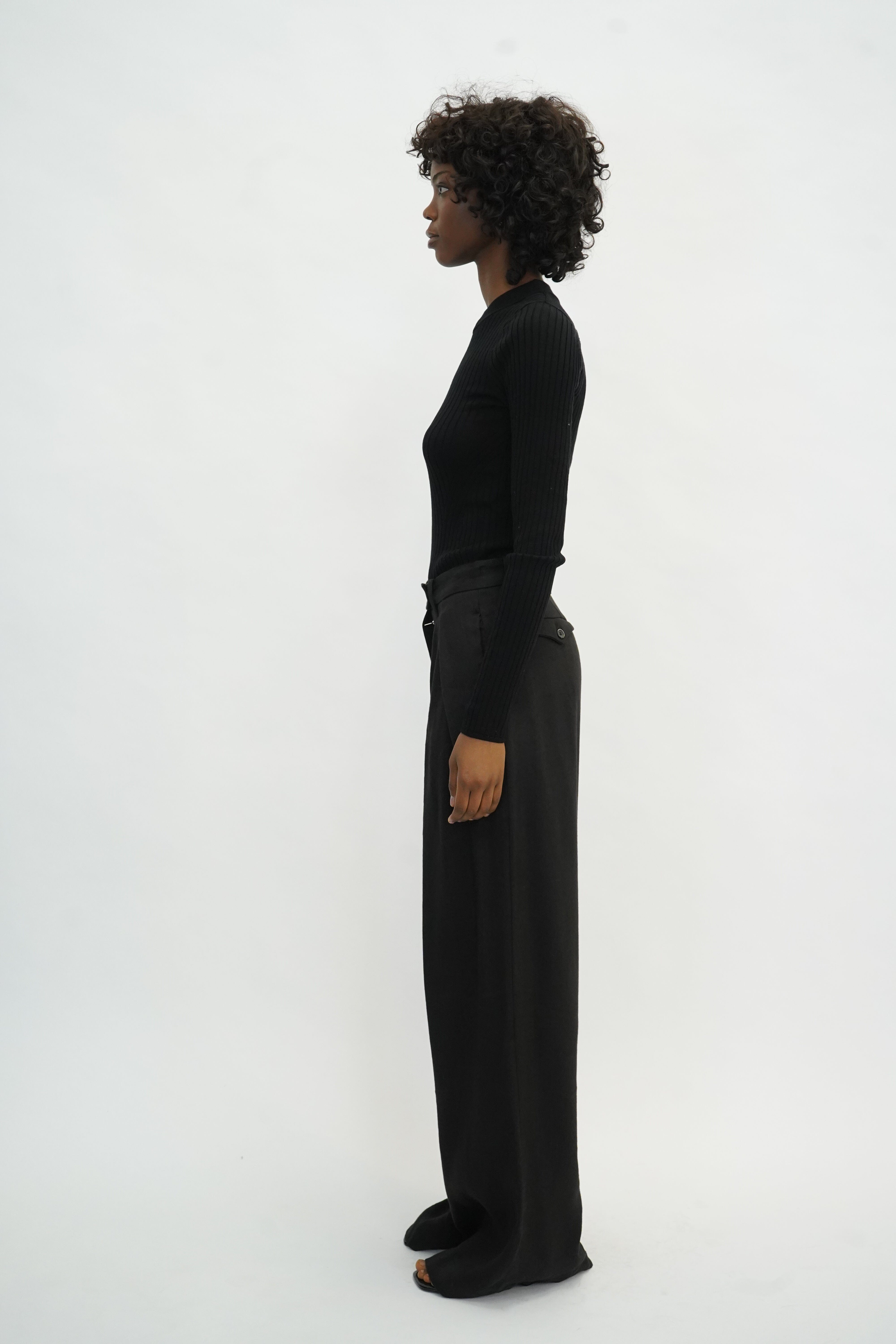 SANDRA SOFT WOOL PALAZZO PANTS PANTS NINE IN THE MORNING