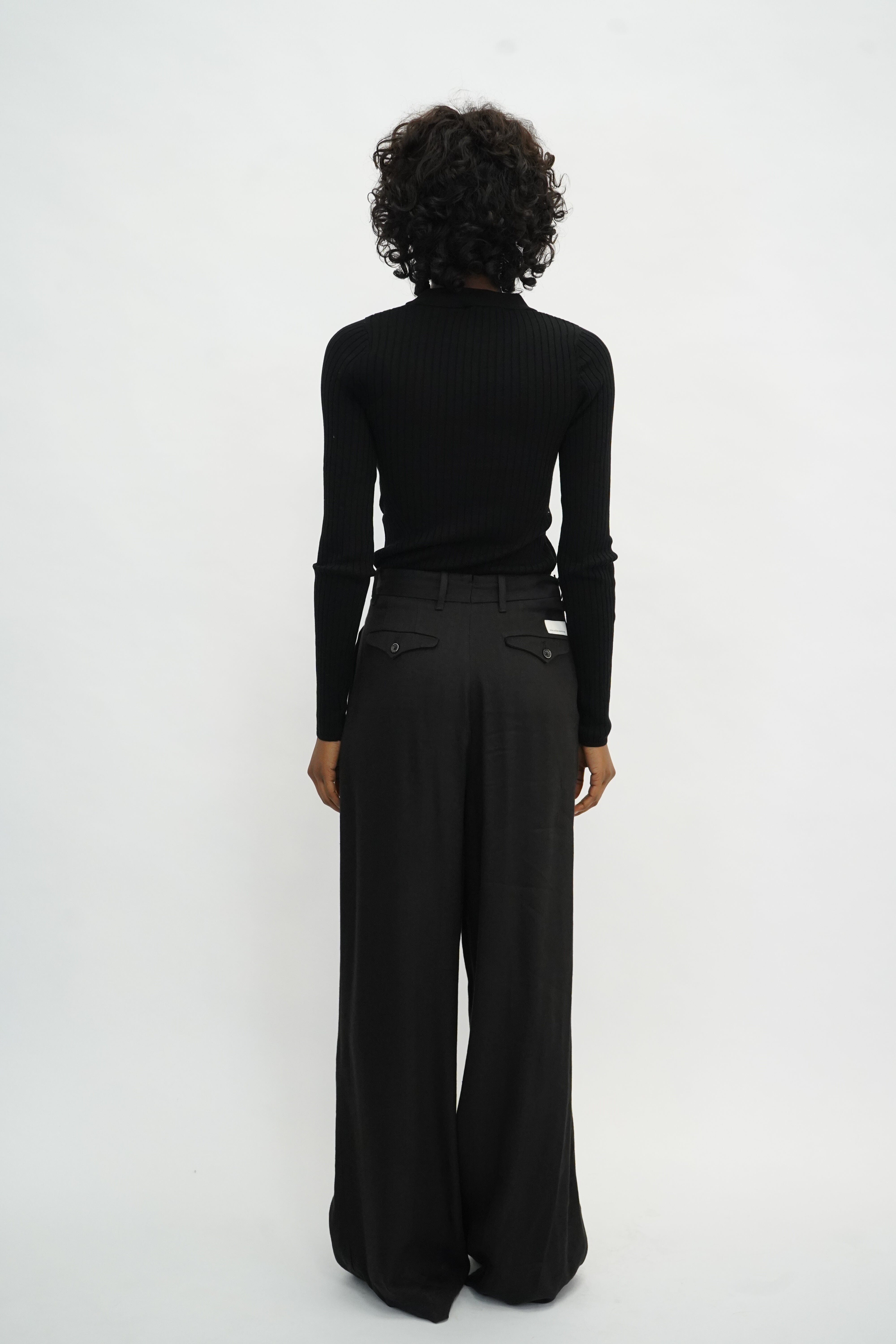 SANDRA SOFT WOOL PALAZZO PANTS PANTS NINE IN THE MORNING