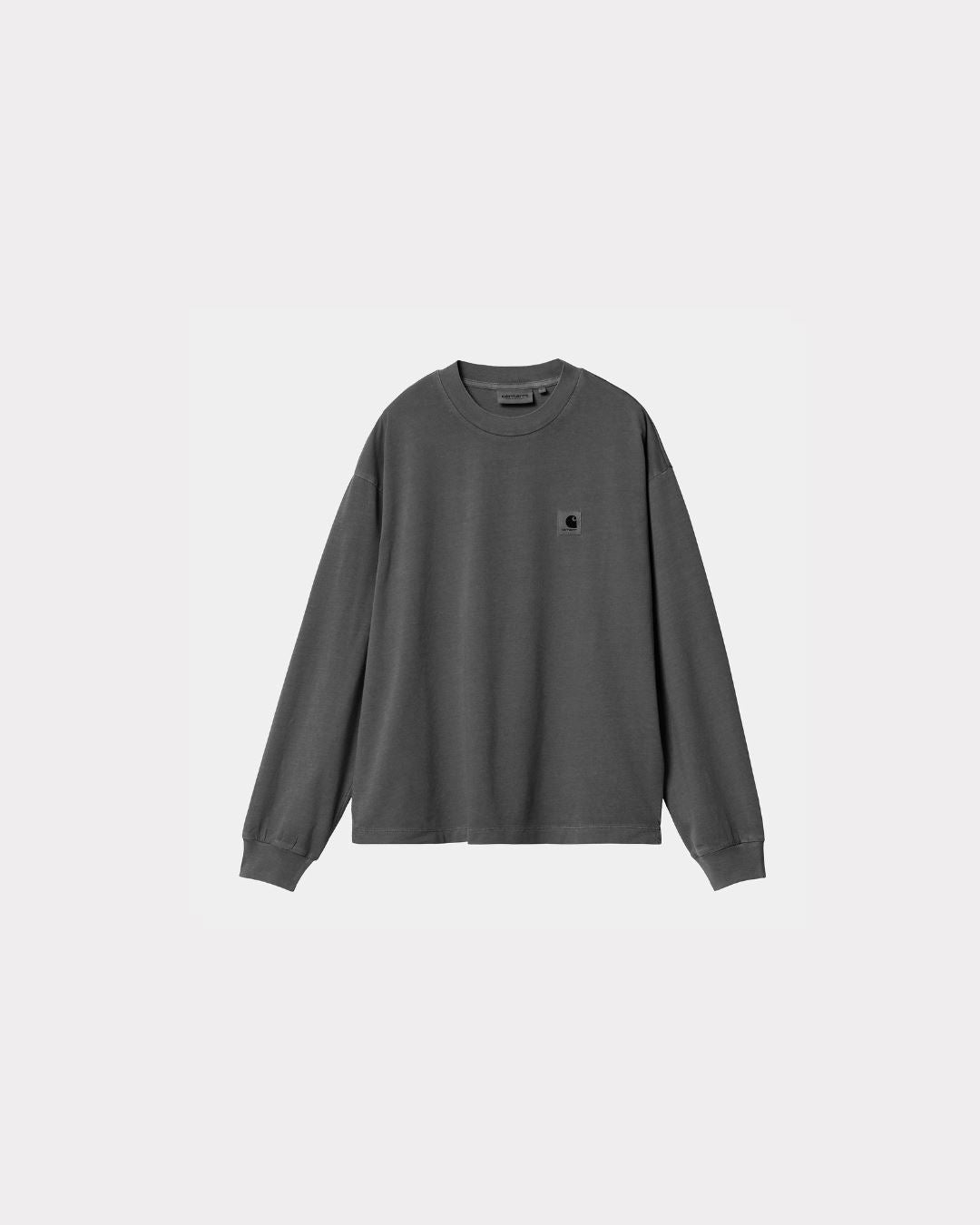 LONGSLEEVES NELSON TSHIRT IN CHARCOAL T-SHIRT CARHARTT
