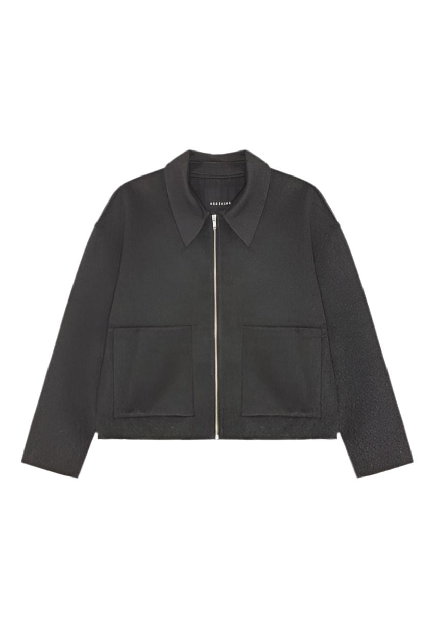 COLLINS JACKET IN DARK GREY JACKET HERSKIND