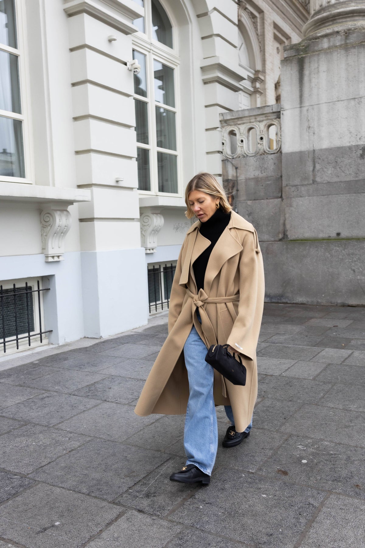 ORENSE CASHMERE BLEND COAT IN BEIGE COAT MAXMARA