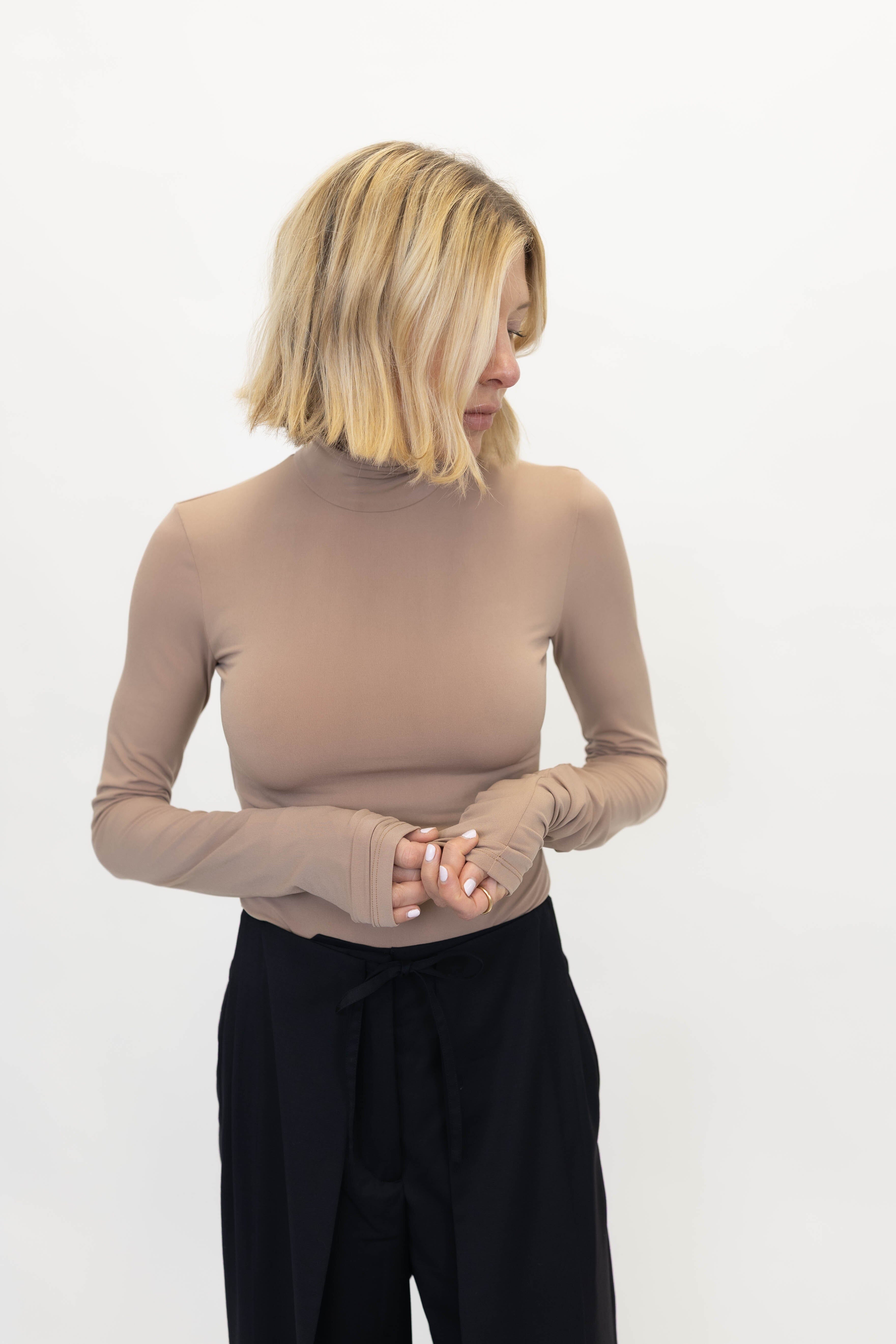 ZIGGY BODYSUIT IN BLUSH BODYSUIT THE ANDAMANE