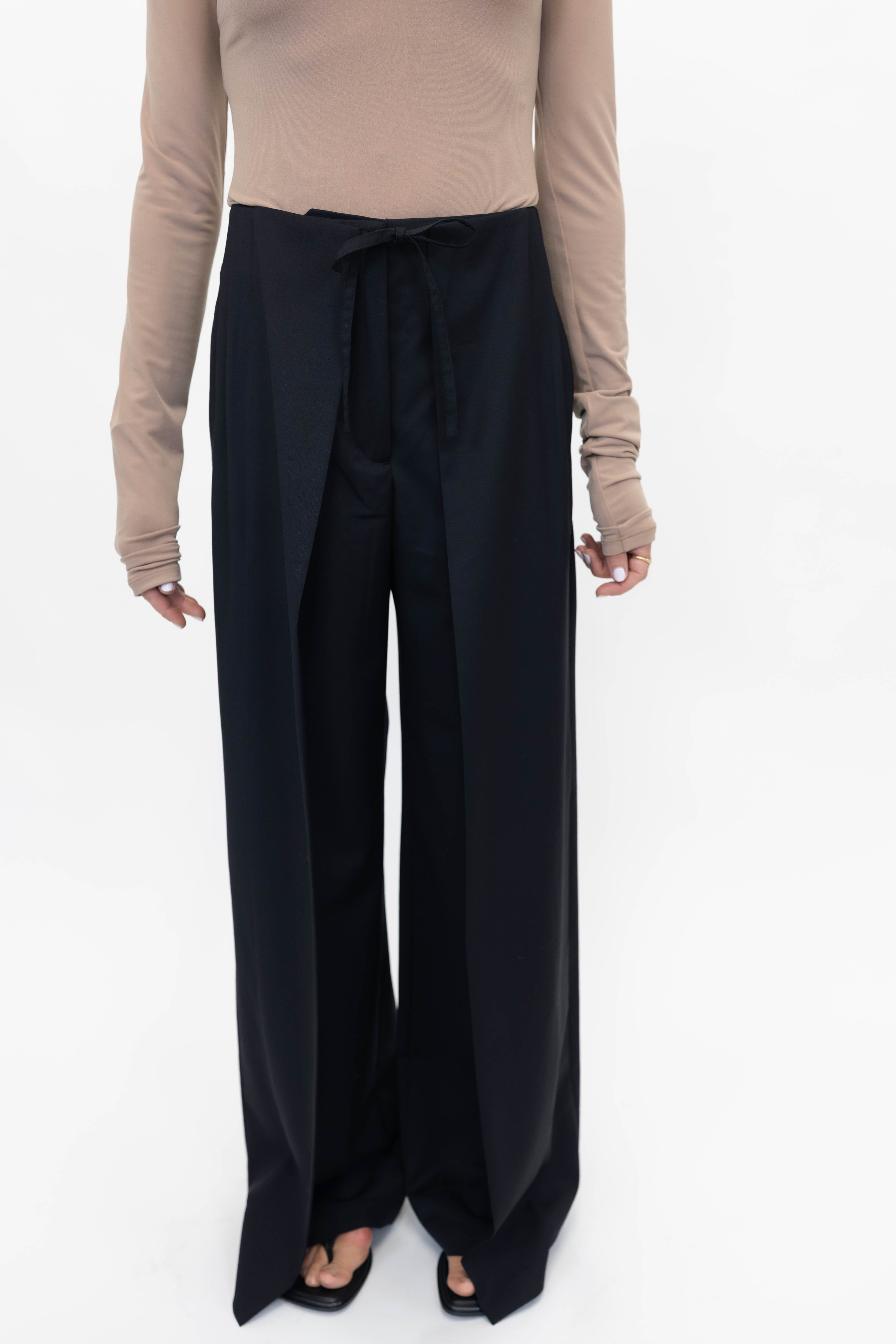PAIRE TROUSERS IN BLACK PANTS CHRISTIAN WIJNANTS