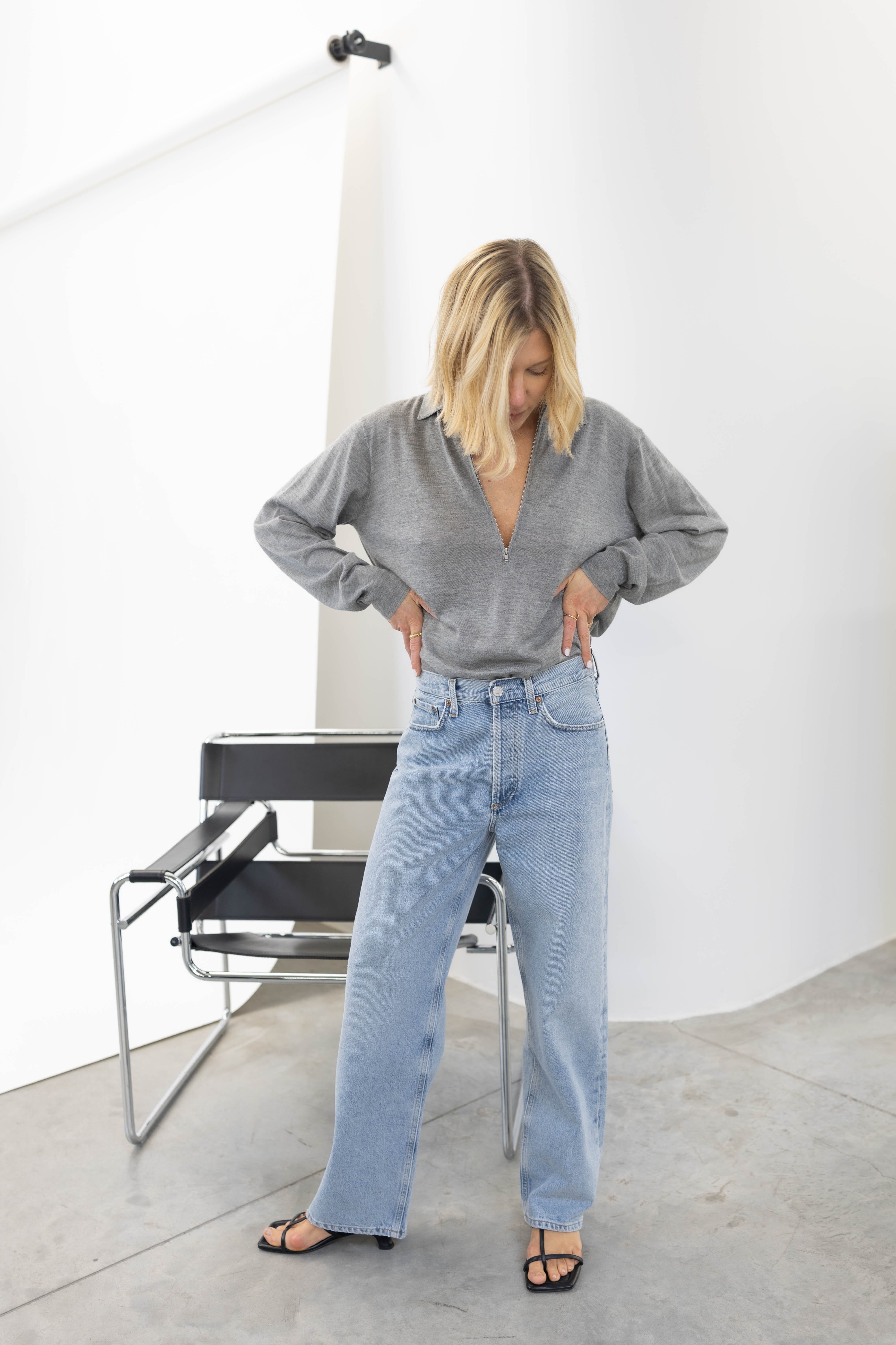 AGATHA CASHMERE KNIT IN LIGHT GREY KNIT HERSKIND