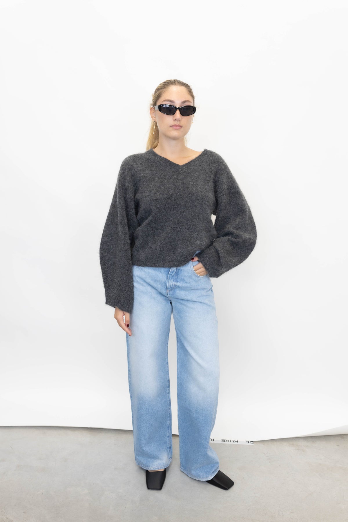 POPPY ECO WIDE LEG IN CLOUD JEANS ICON DENIM
