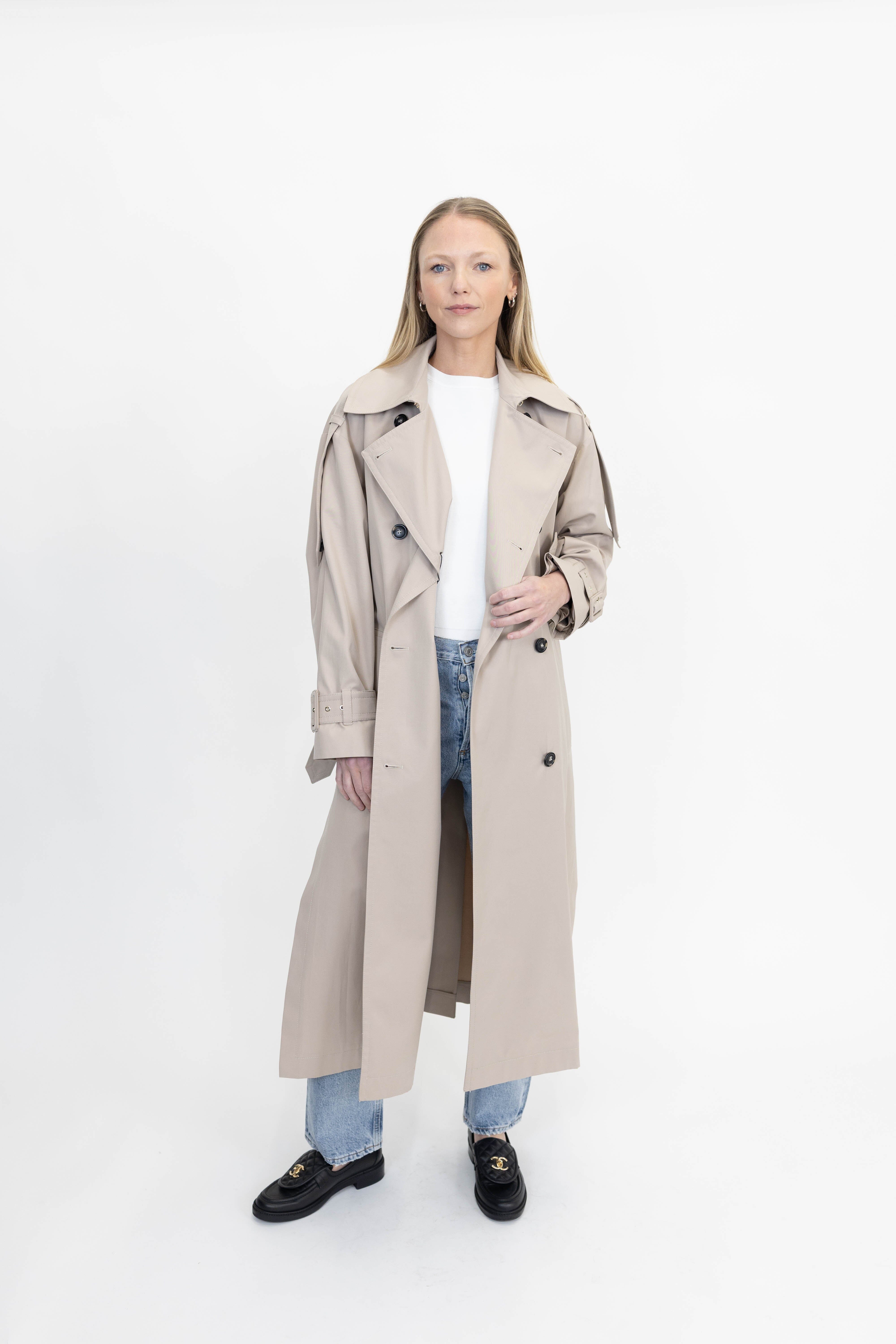 GOCCE TRENCH IN BEIGE TRENCH MAXMARA