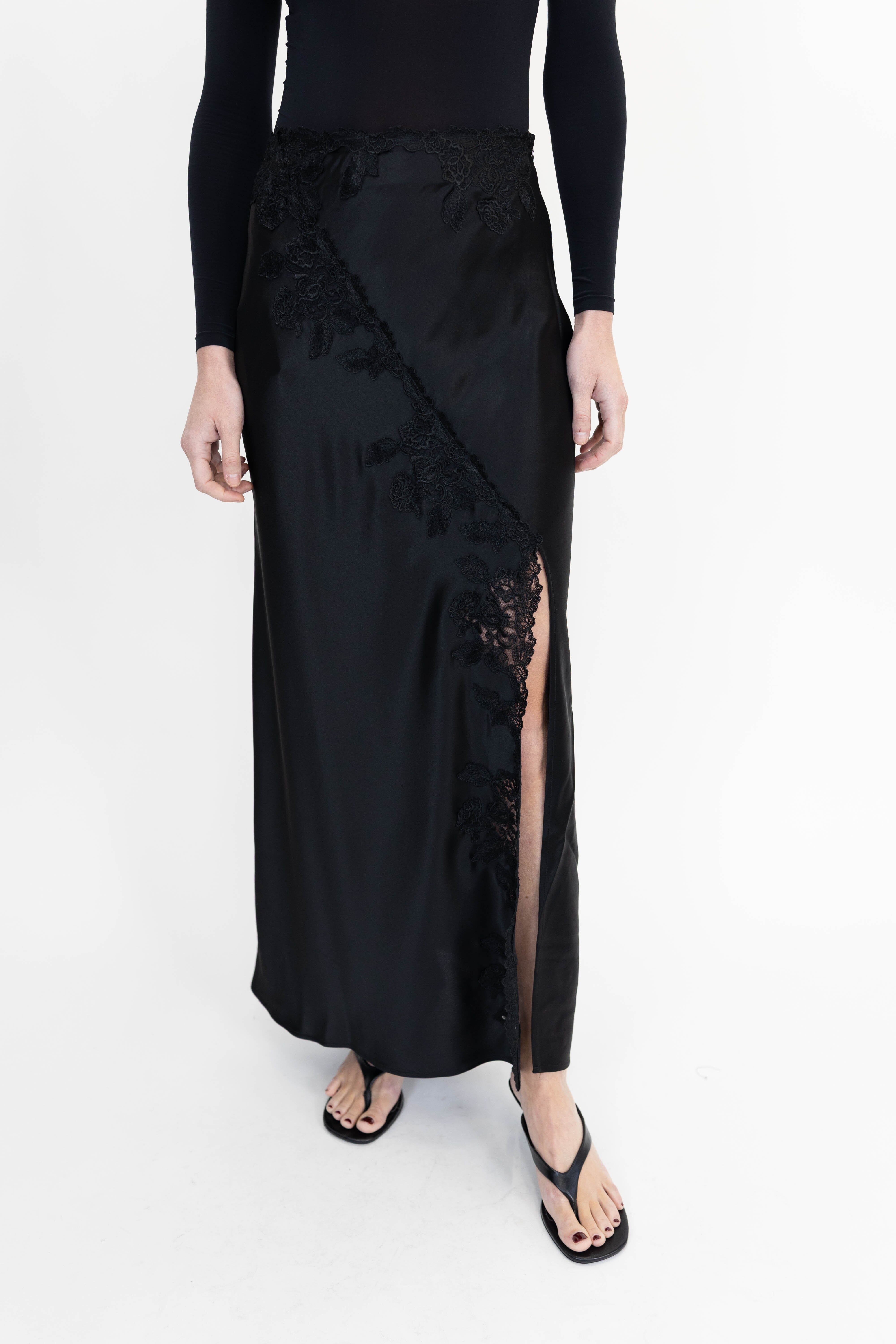 ERIKA MAXI SKIRT IN BLACK SKIRT BY MALENE BIRGER