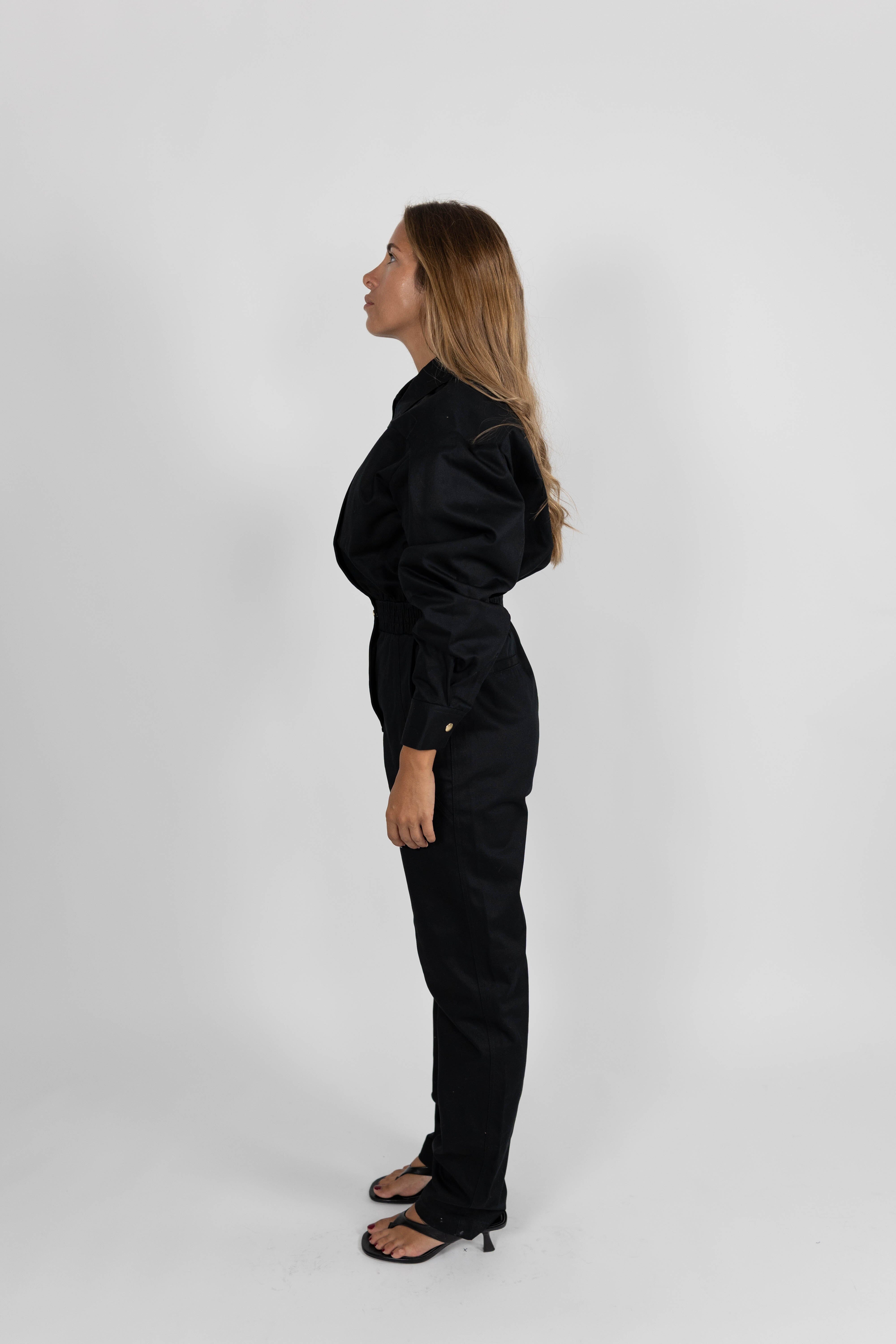 KARL ELASTIC WAISTBAND JUMPSUIT KURE