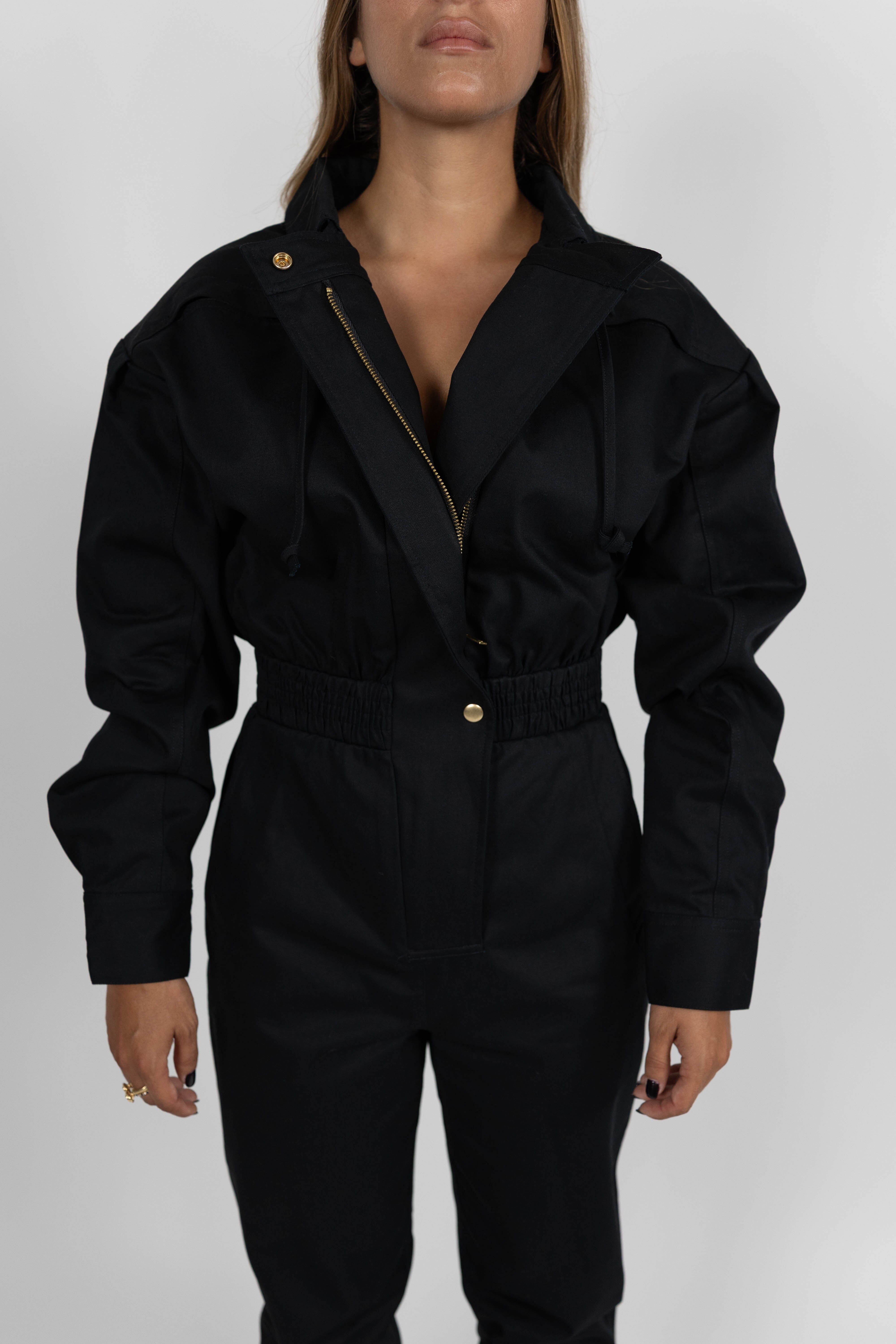 KARL ELASTIC WAISTBAND JUMPSUIT KURE