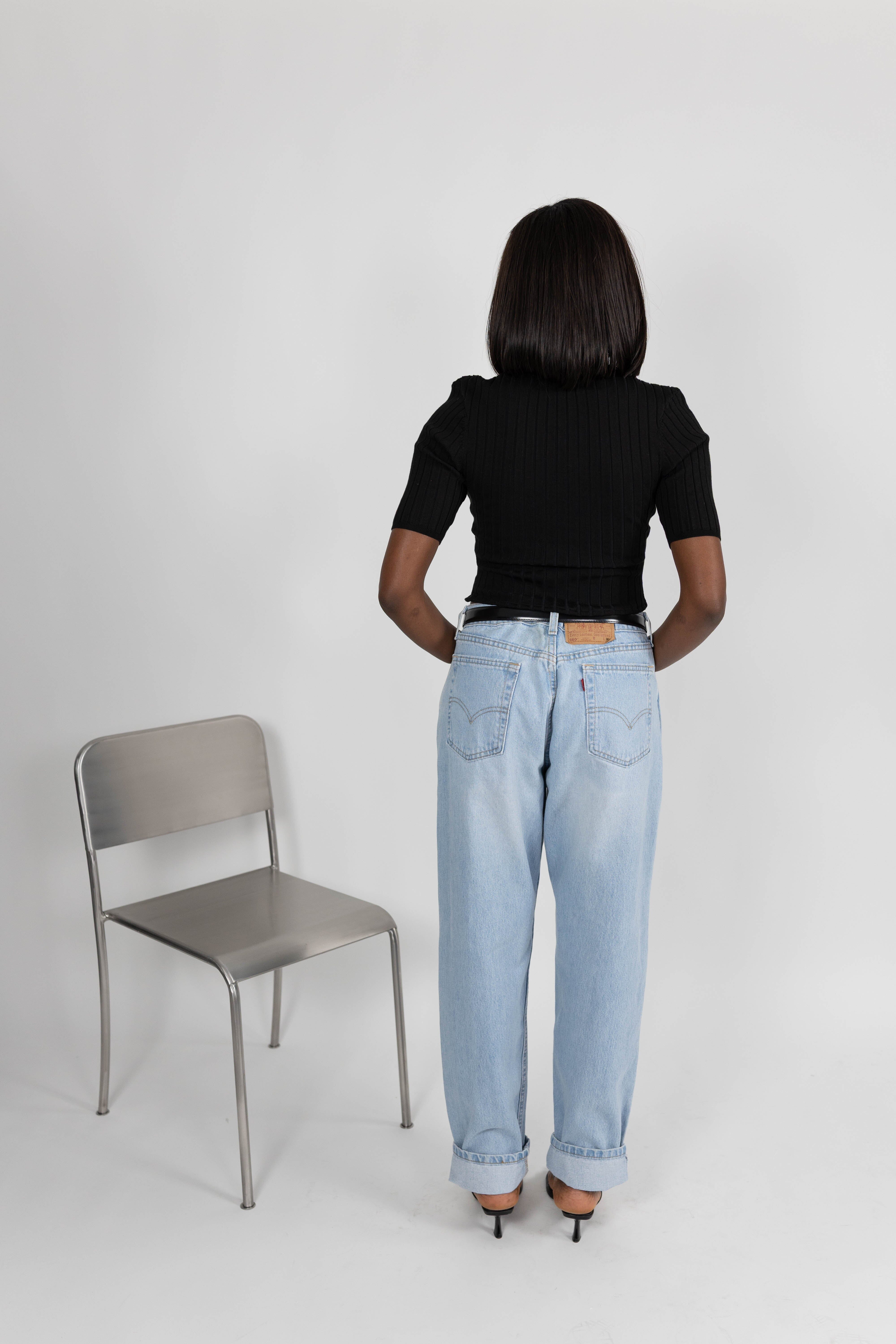 TENA CROPPED KNIT KNIT KURE