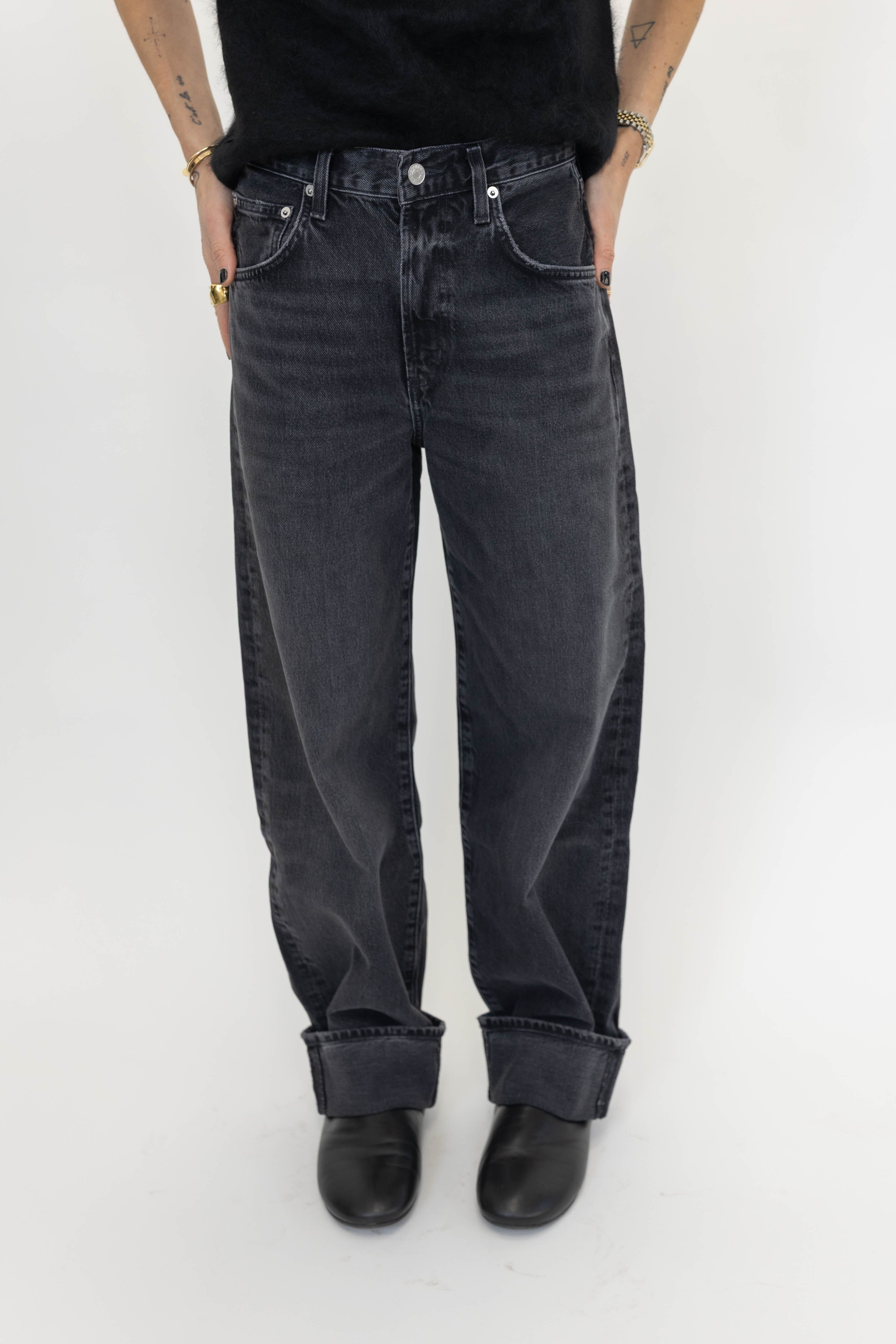 CUFFED TAPER JEAN IN ARCANE JEANS AGOLDE