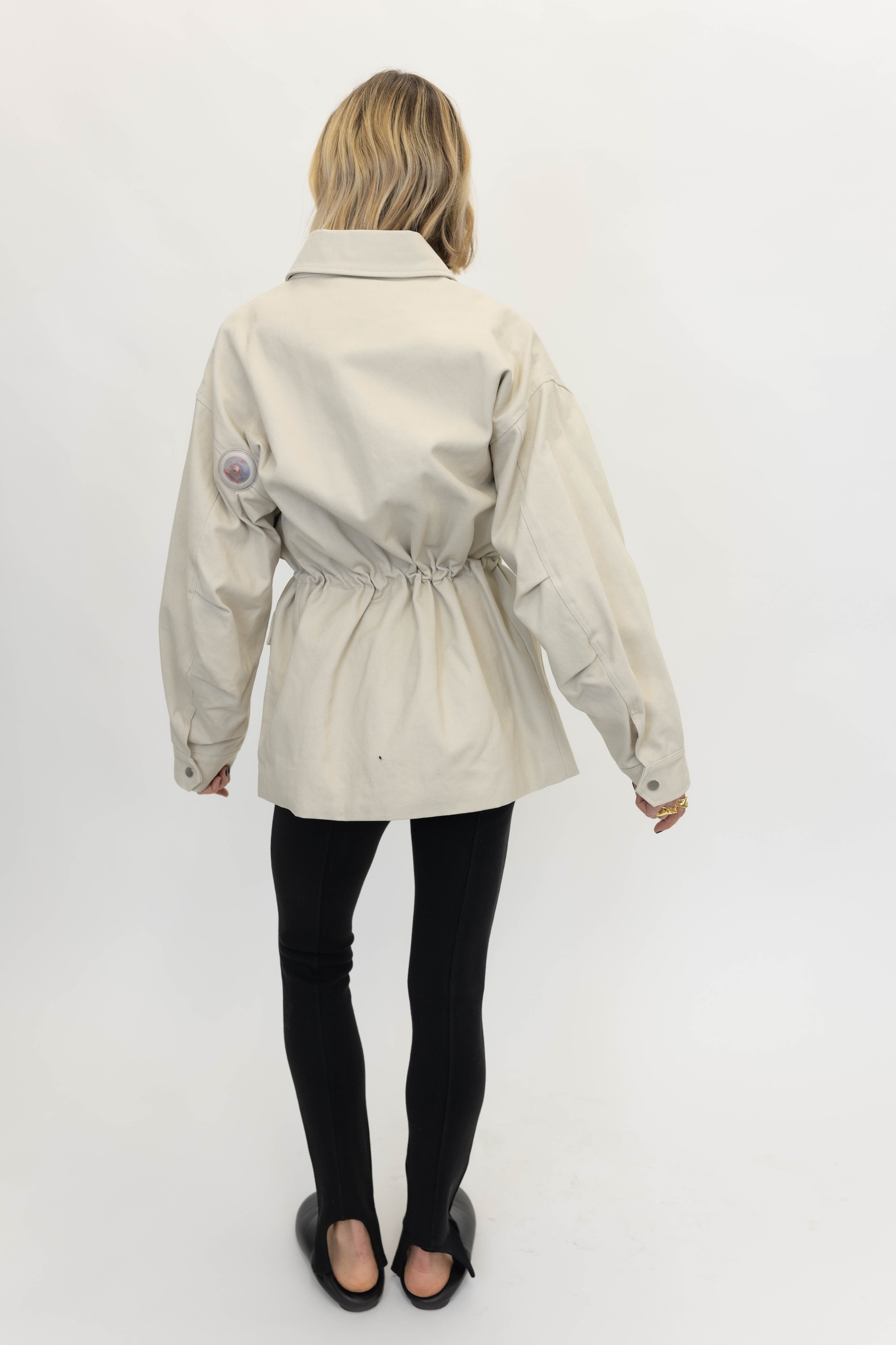 LUCIE JACKET IN STONE JACKET ONE&OTHER