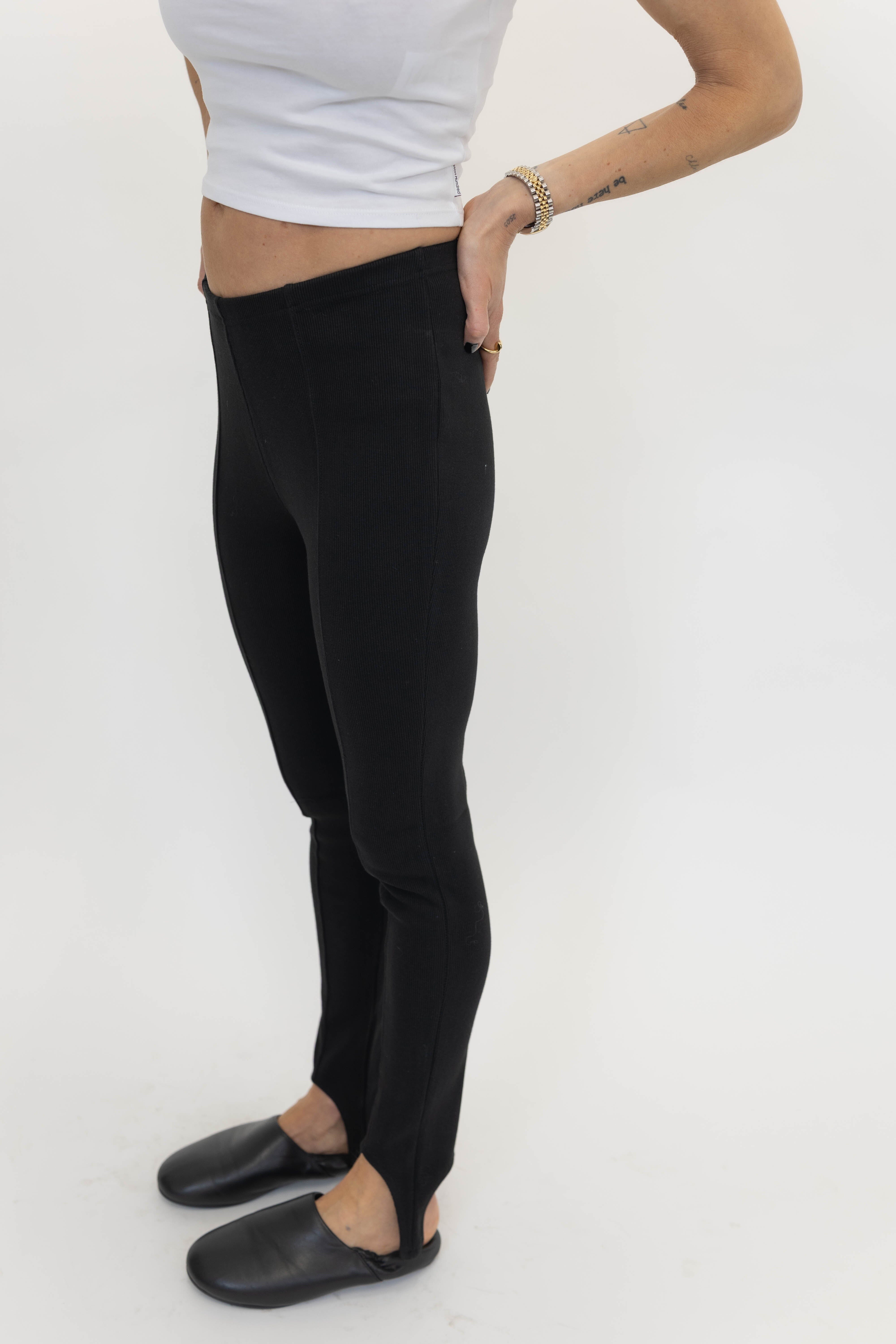 PANTS LEGGINGS IN BLACK LEGGINGS LA PISCINE