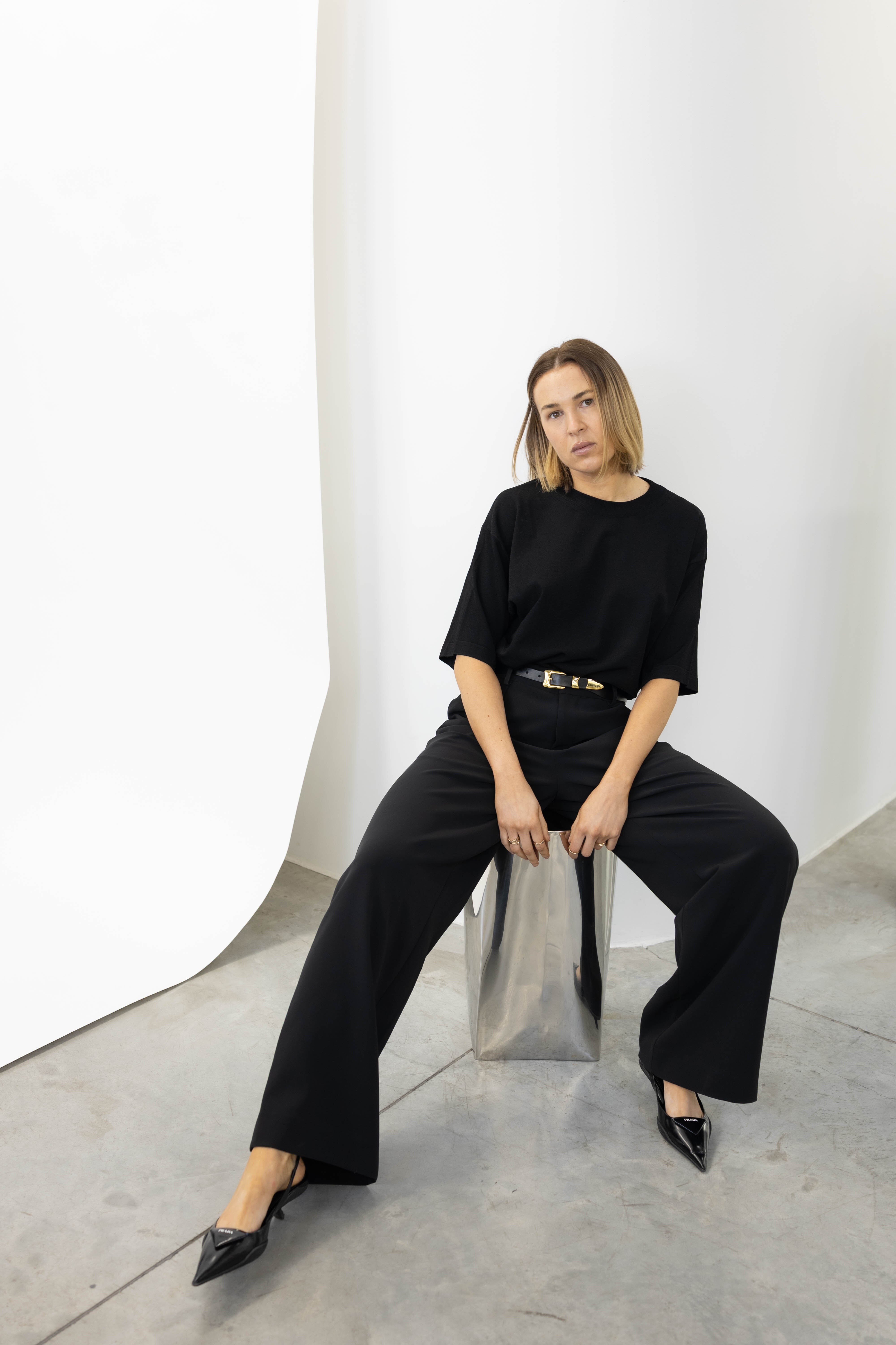 CAMILLE PANTS IN BLACK PANTS ONE&OTHER