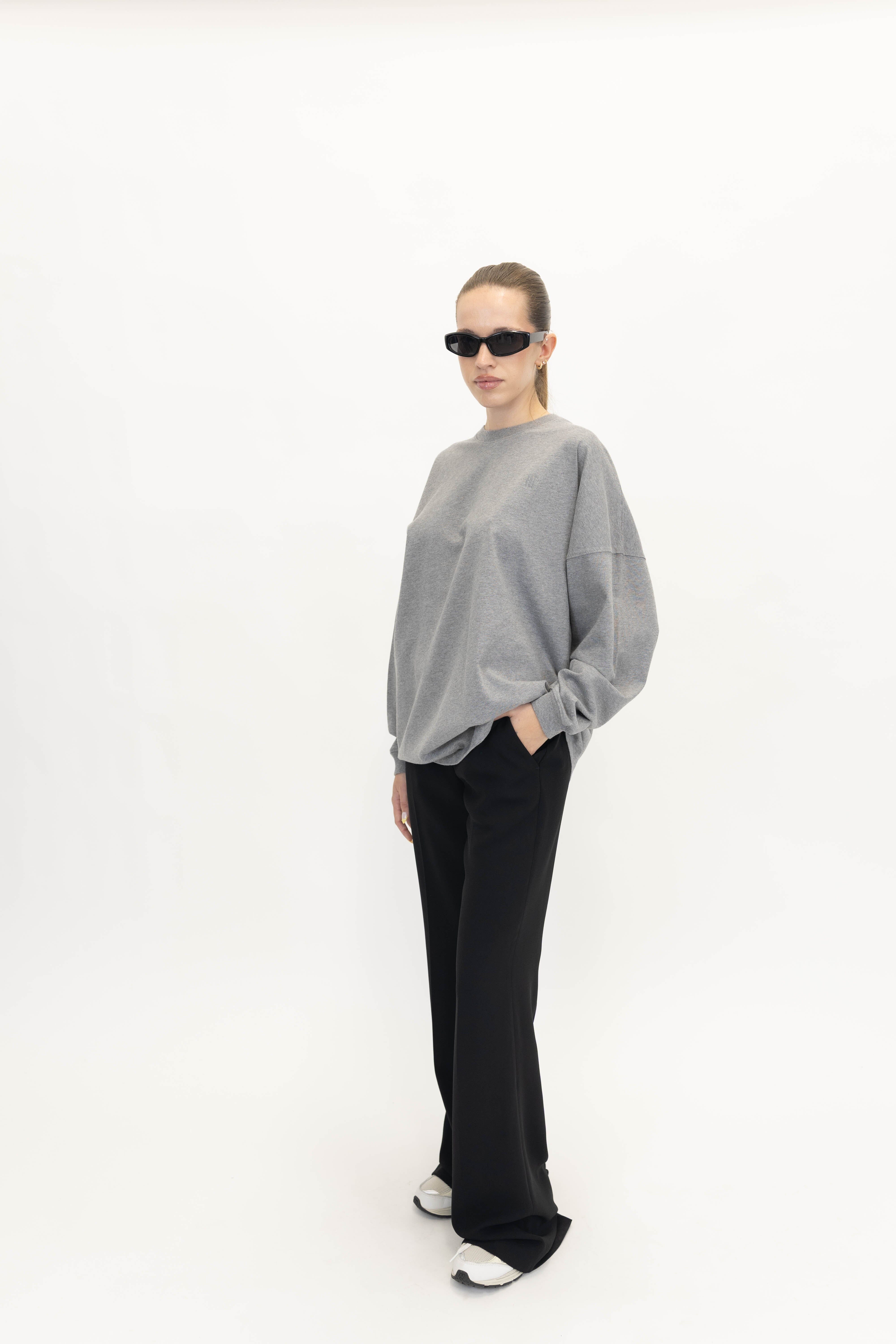 CARALA SWEATSHIRT IN GREY SWEATSHIRT BY MALENE BIRGER