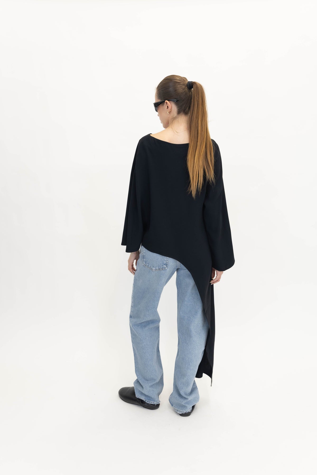 MIA BLOUSE IN BLACK TOP HERSKIND