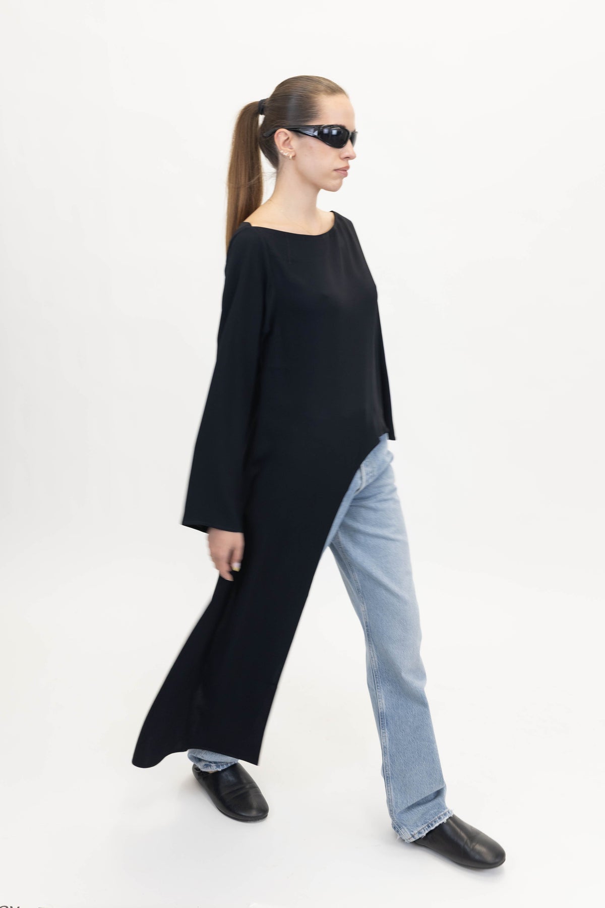 MIA BLOUSE IN BLACK TOP HERSKIND