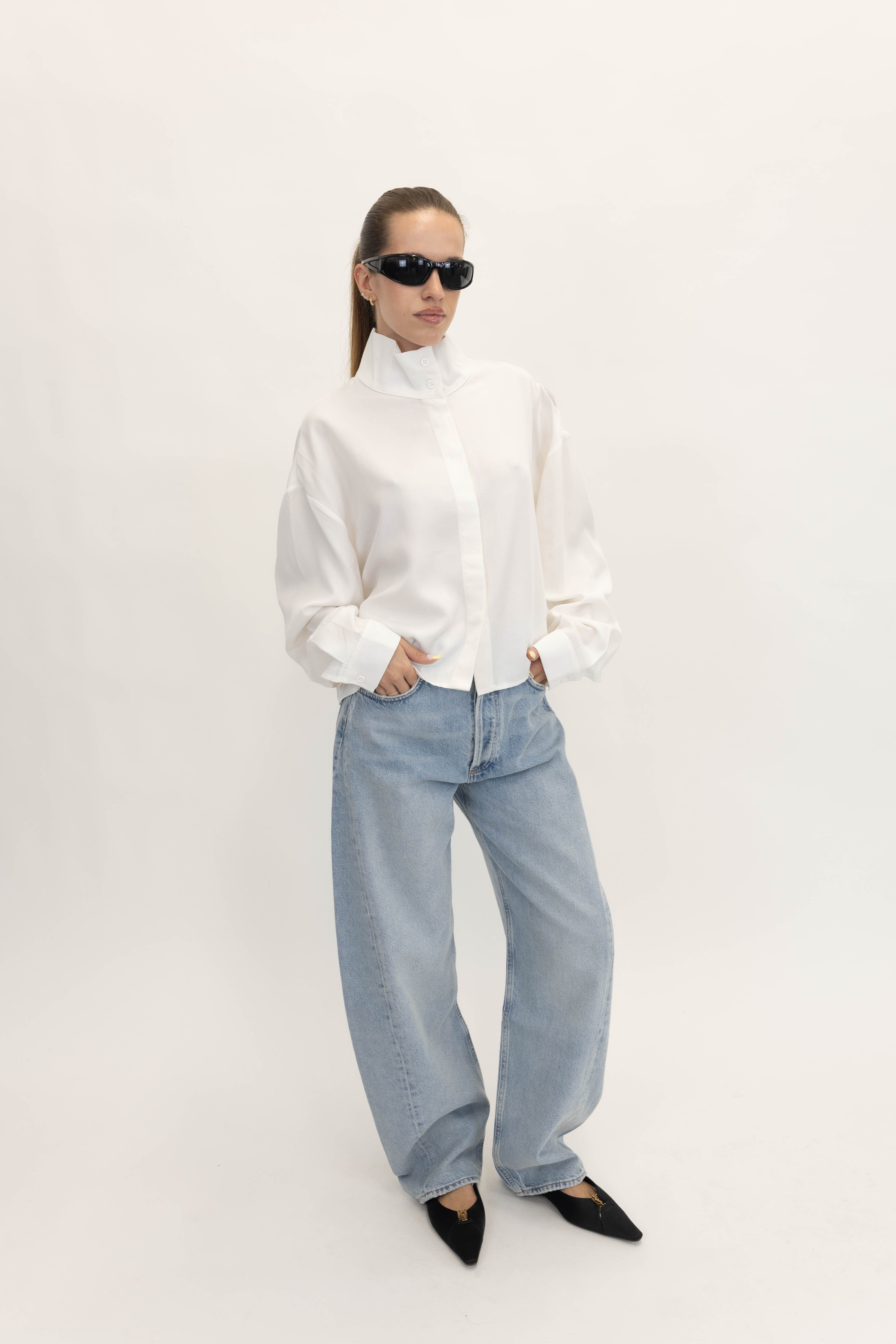 LUNA HIGH RISE TAPER IN ADDITION JEANS AGOLDE